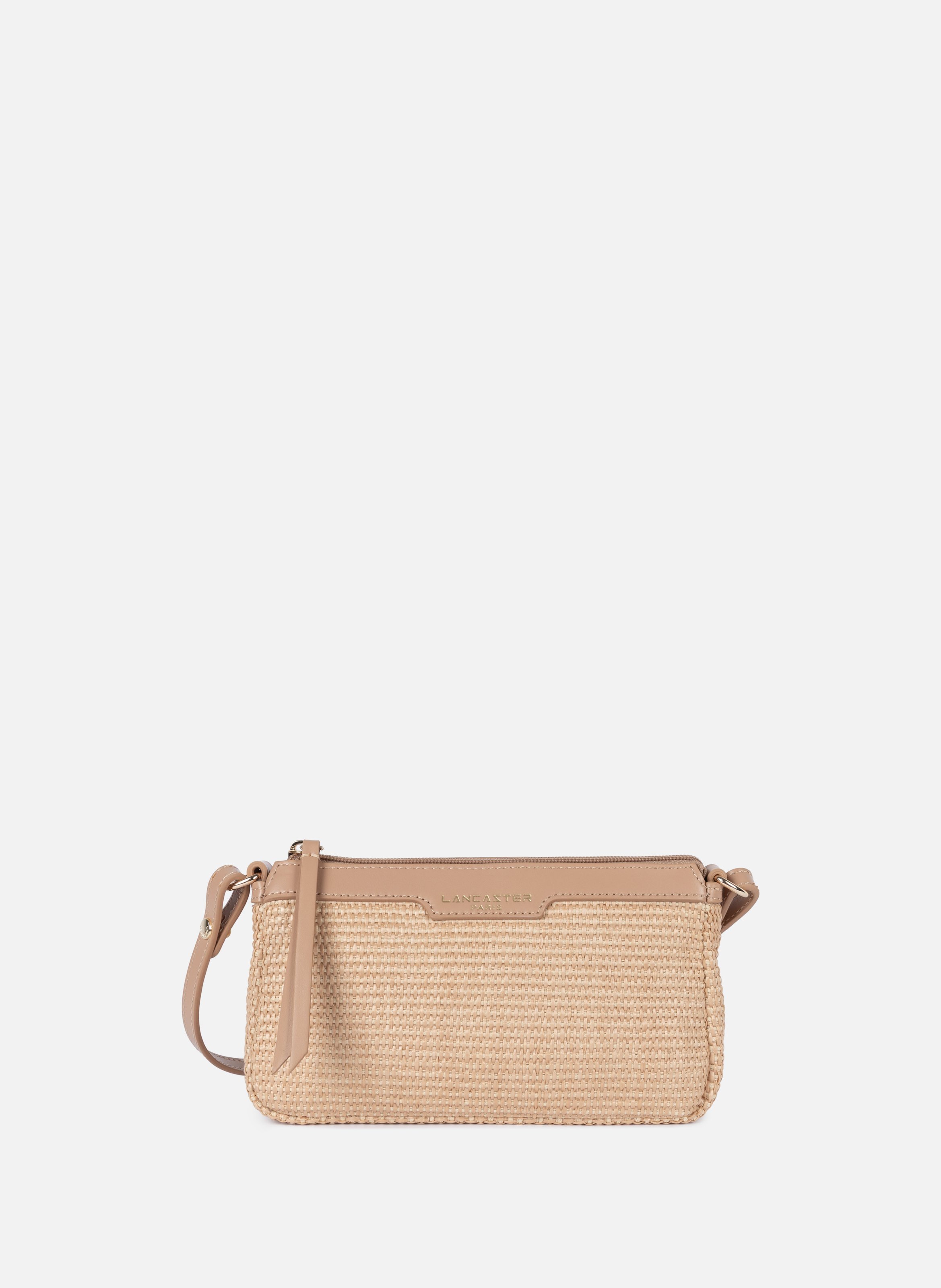 Pochette - mini osier LANCASTER Beige