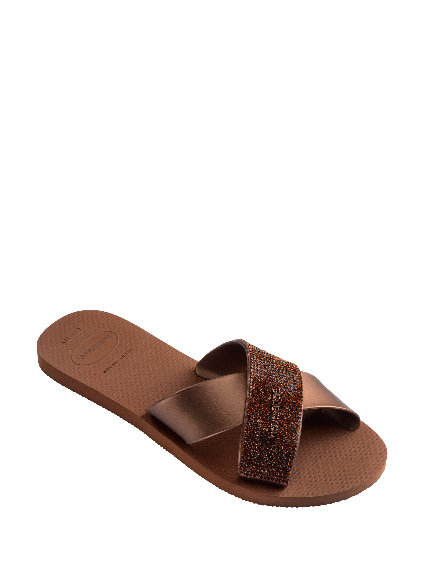 Platte muilezels Aqua Glow HAVAIANAS Bruin