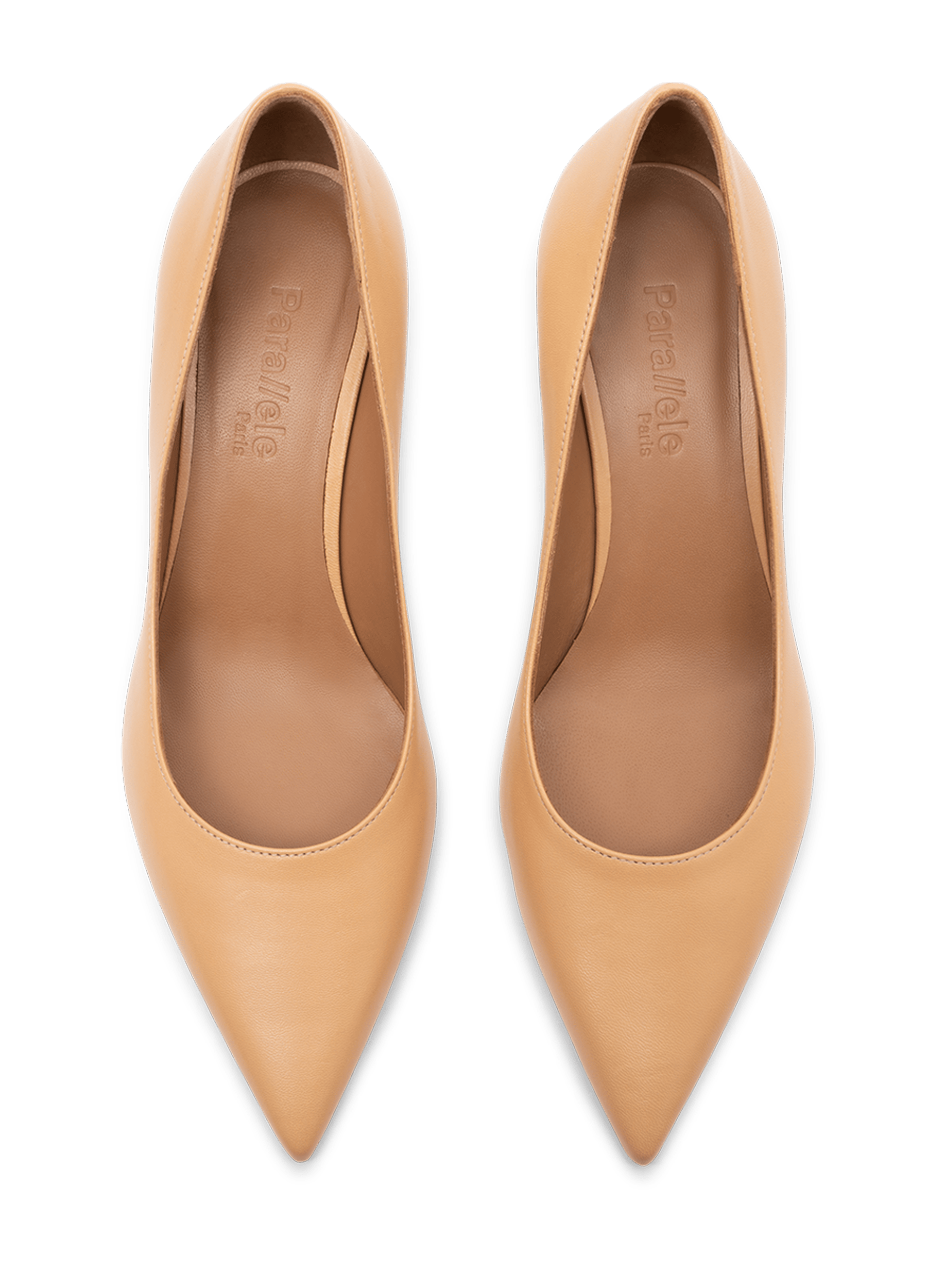 Escarpins roka en nappa PARALLELE Beige