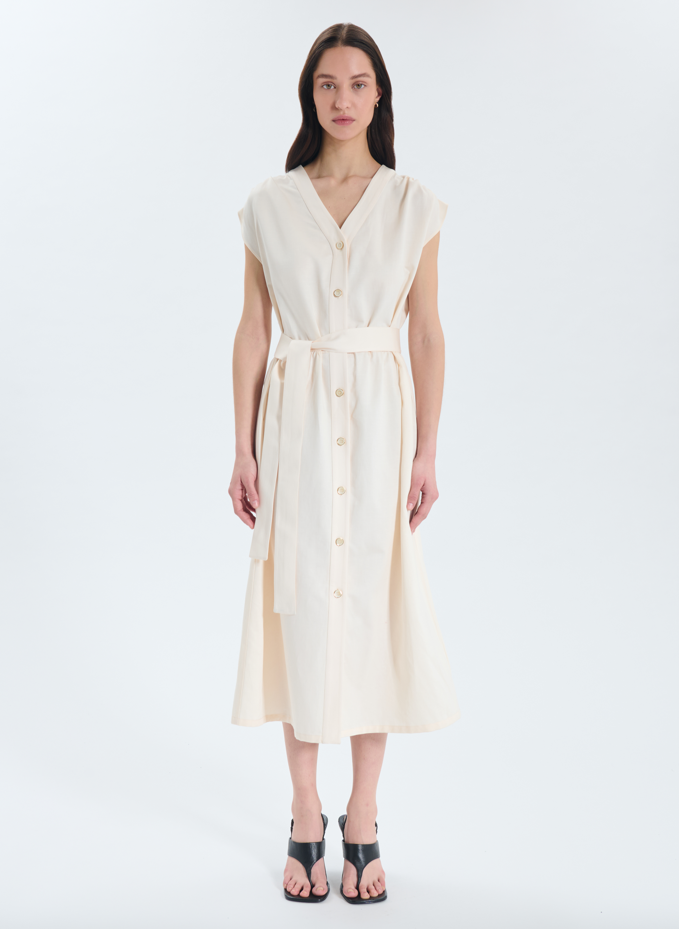 Robe  ray ZAPA Blanc