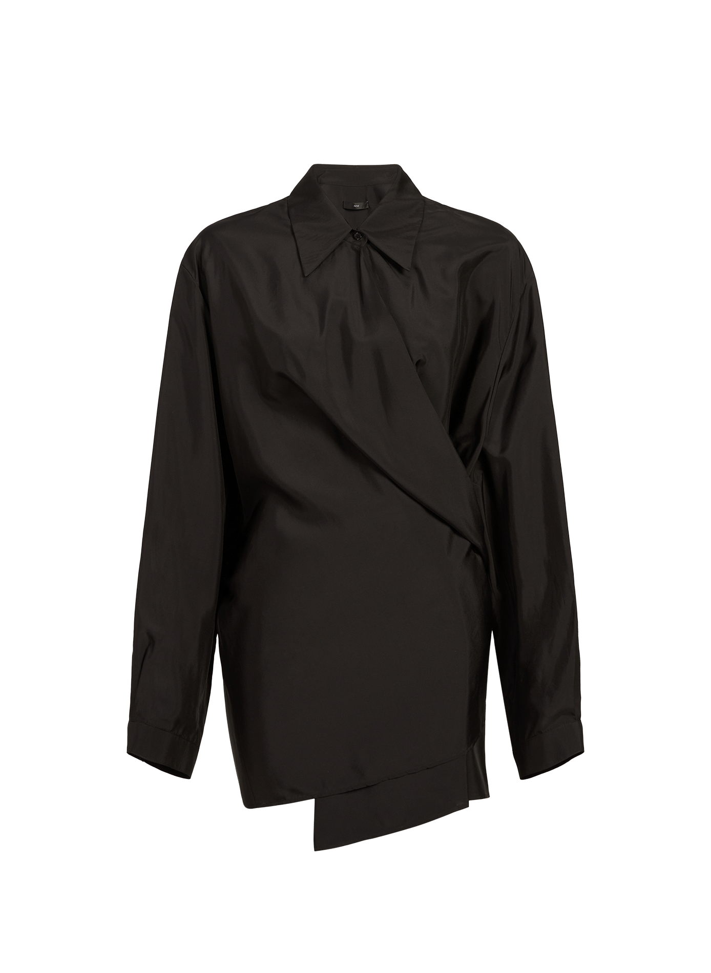 Oversized Crossed Shirt Miles R2W Black