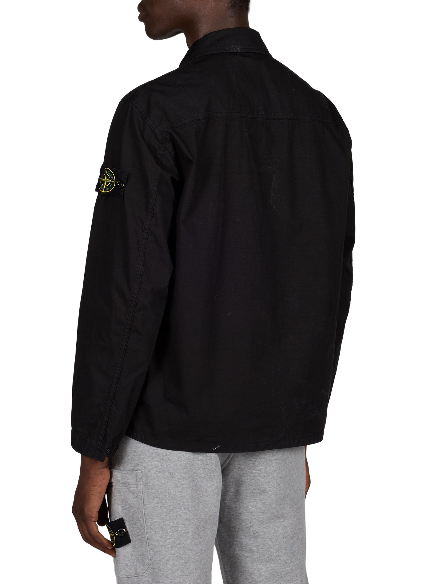 Cotton shirt STONE ISLAND Black