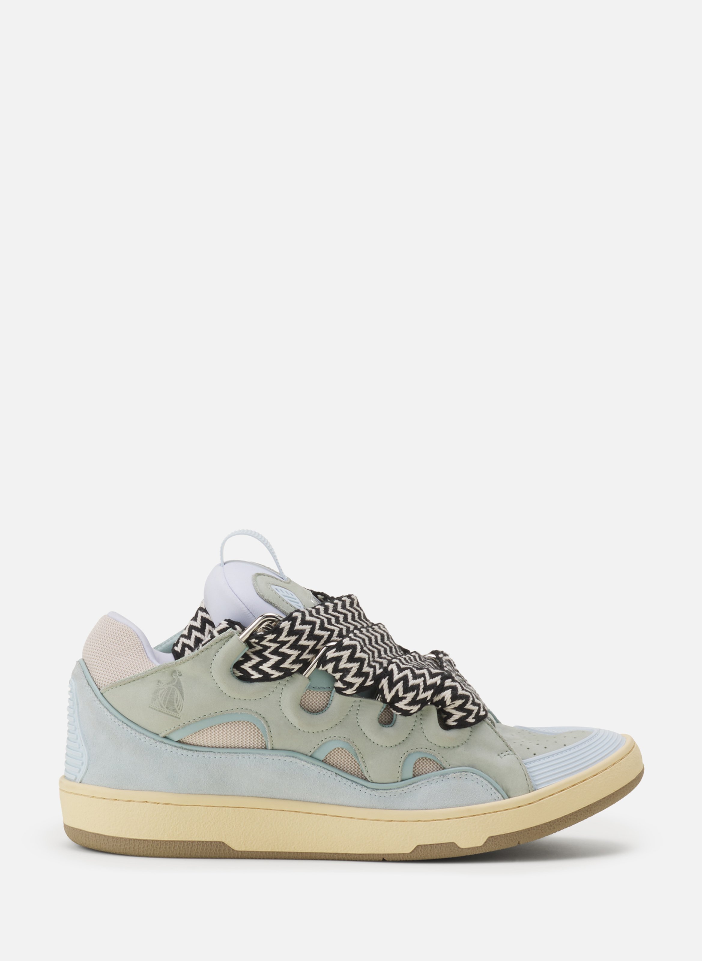 Sneakers curb en cuir LANVIN Bleu