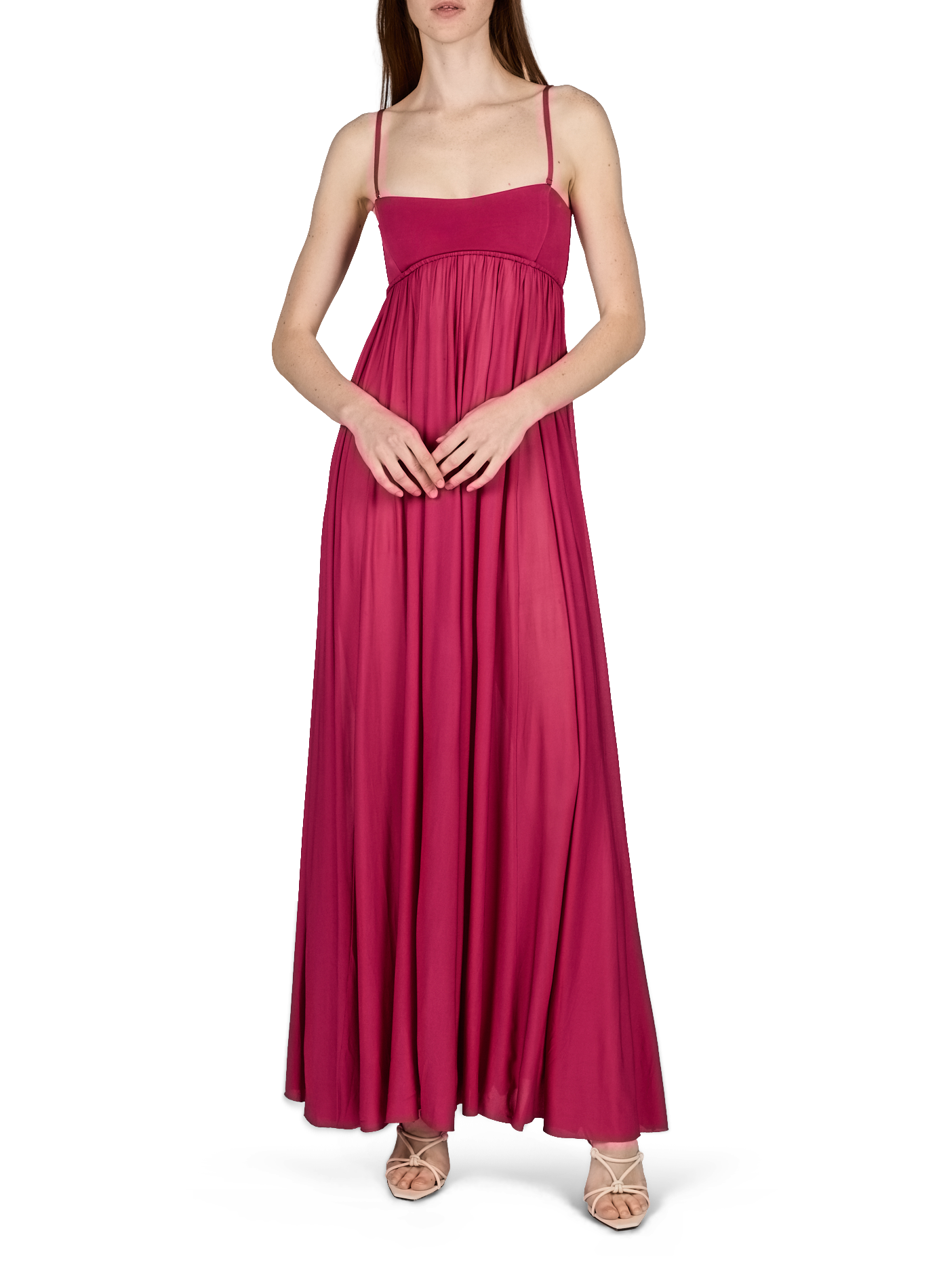 Strapless Luna dress with bodice ZIMMERMANN Pink