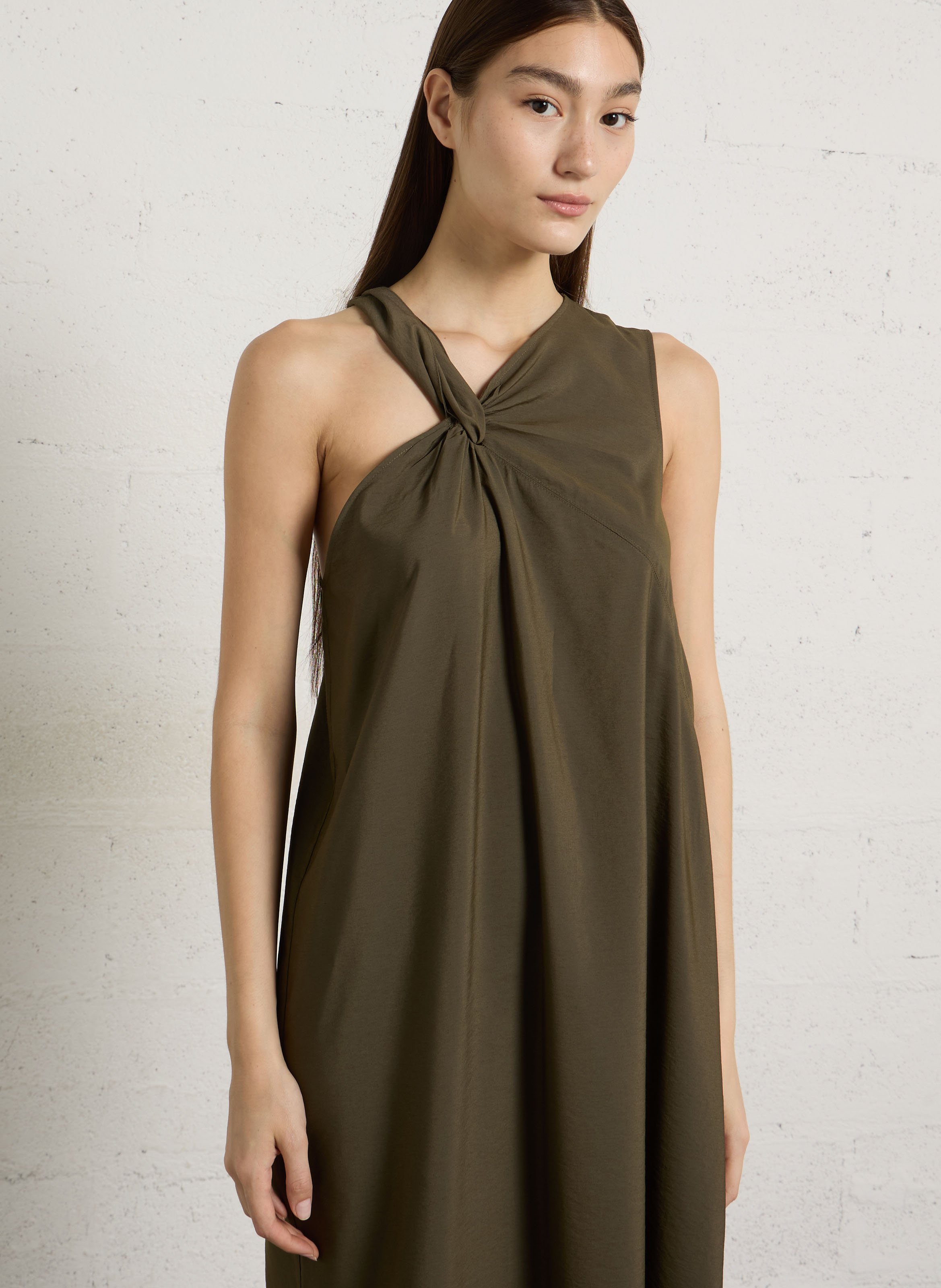 Robe longue ample emna SOEUR Kaki