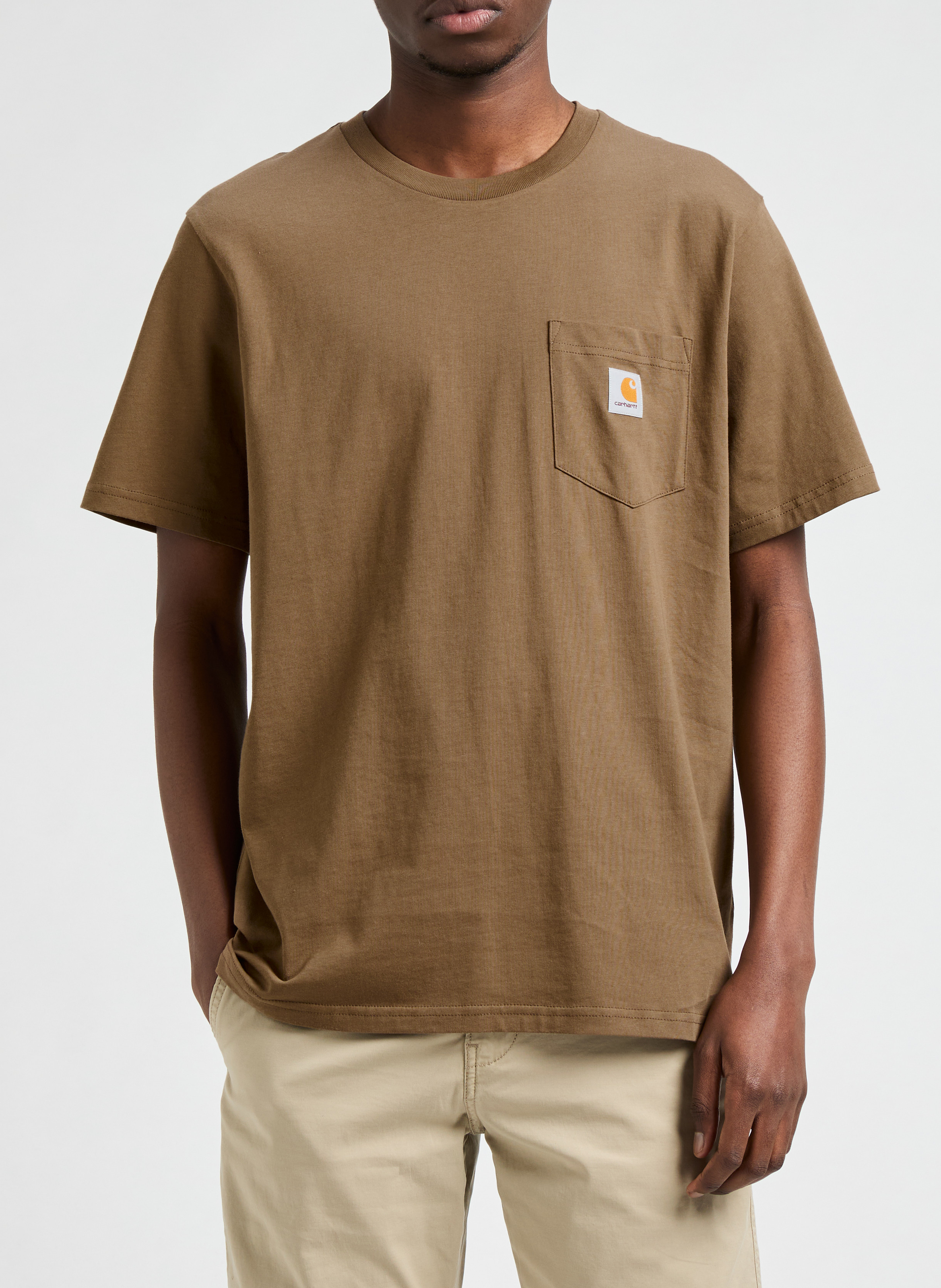 Cotton T-shirt CARHARTT WIP Brown