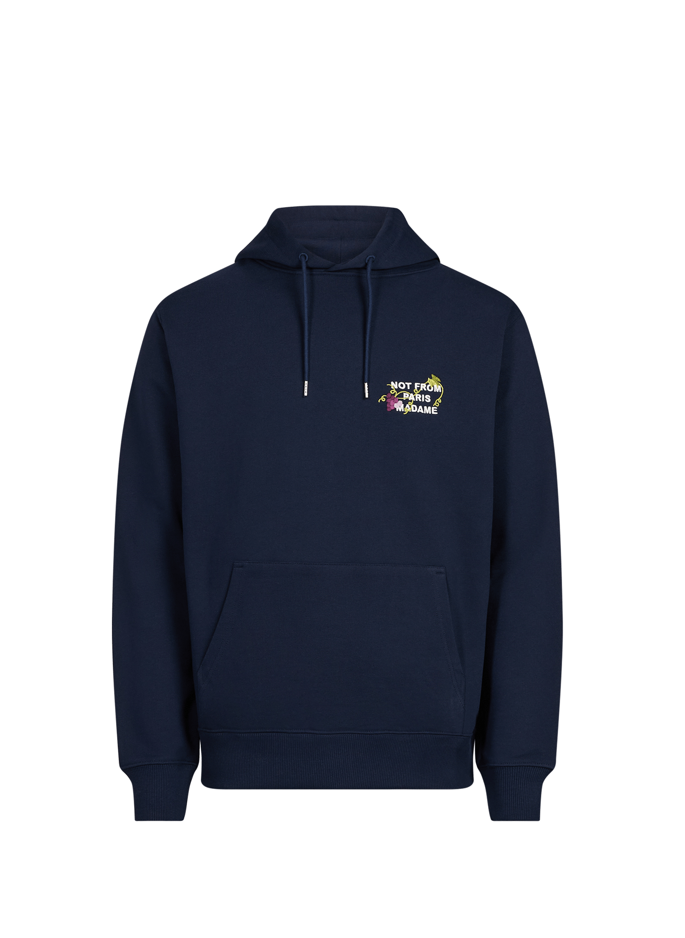Hoodie à capuche brodé DROLE DE MONSIEUR Bleu