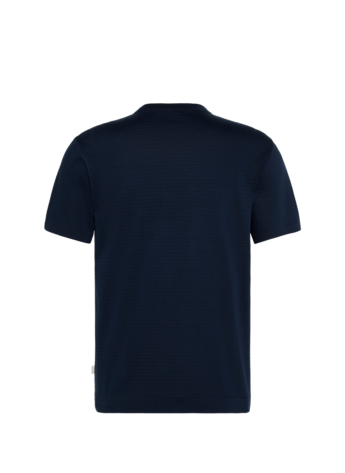 Straight short-sleeved cotton T-shirt CALVIN KLEIN Blue