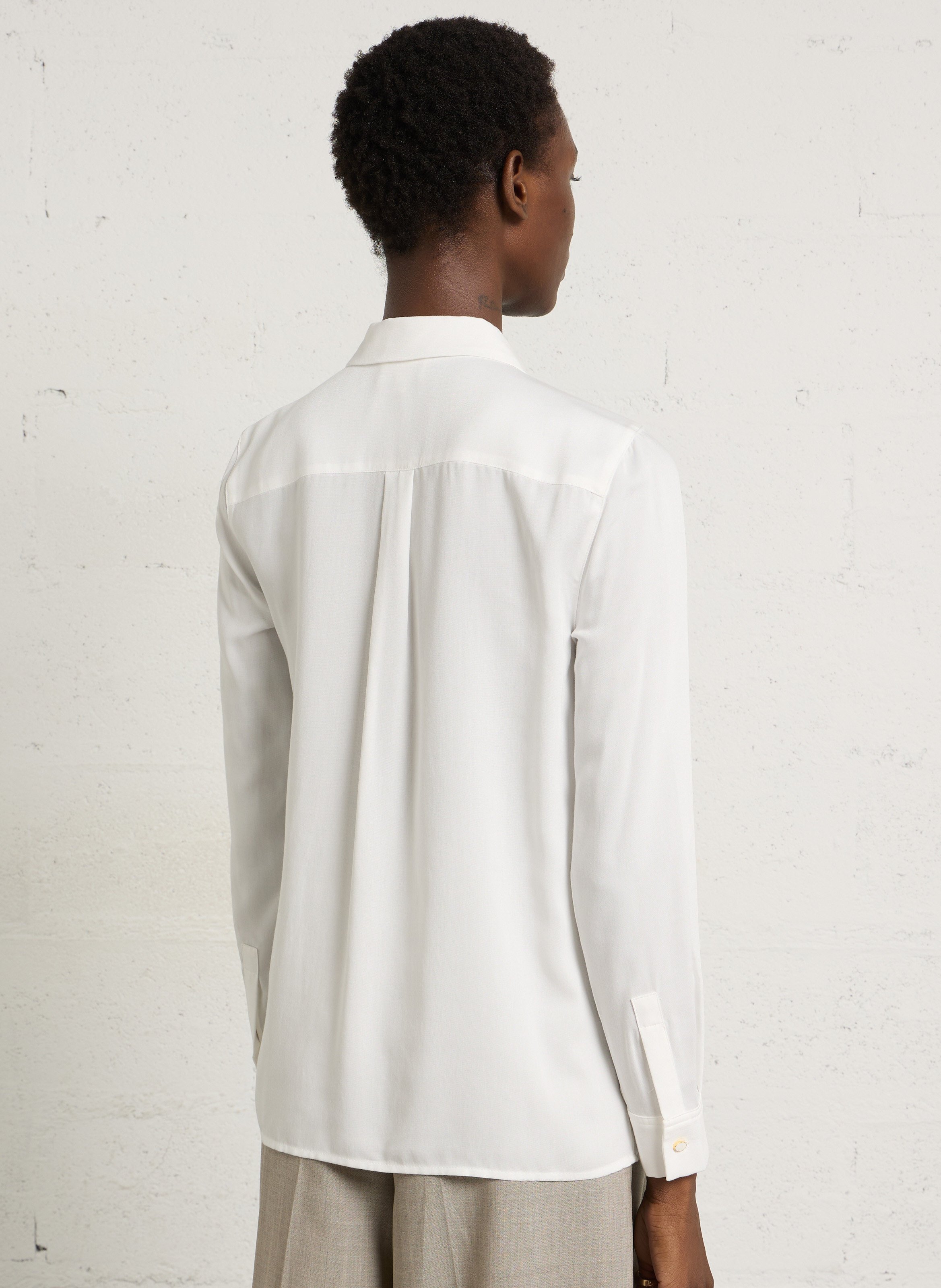Chemise droite col classique matheo MAISON 123 Blanc