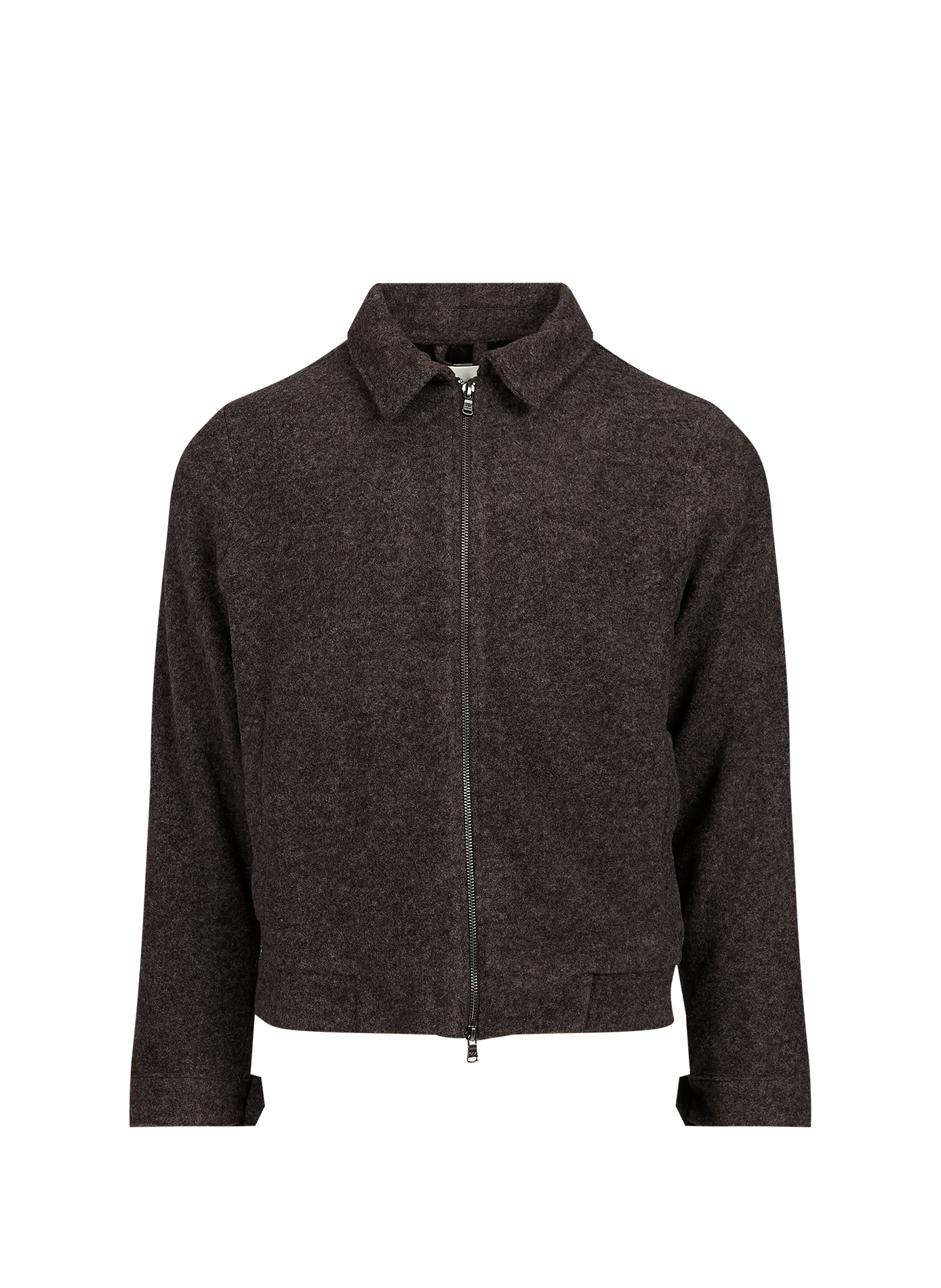 Straight vest with high-neck zip 1789 CALA Grey