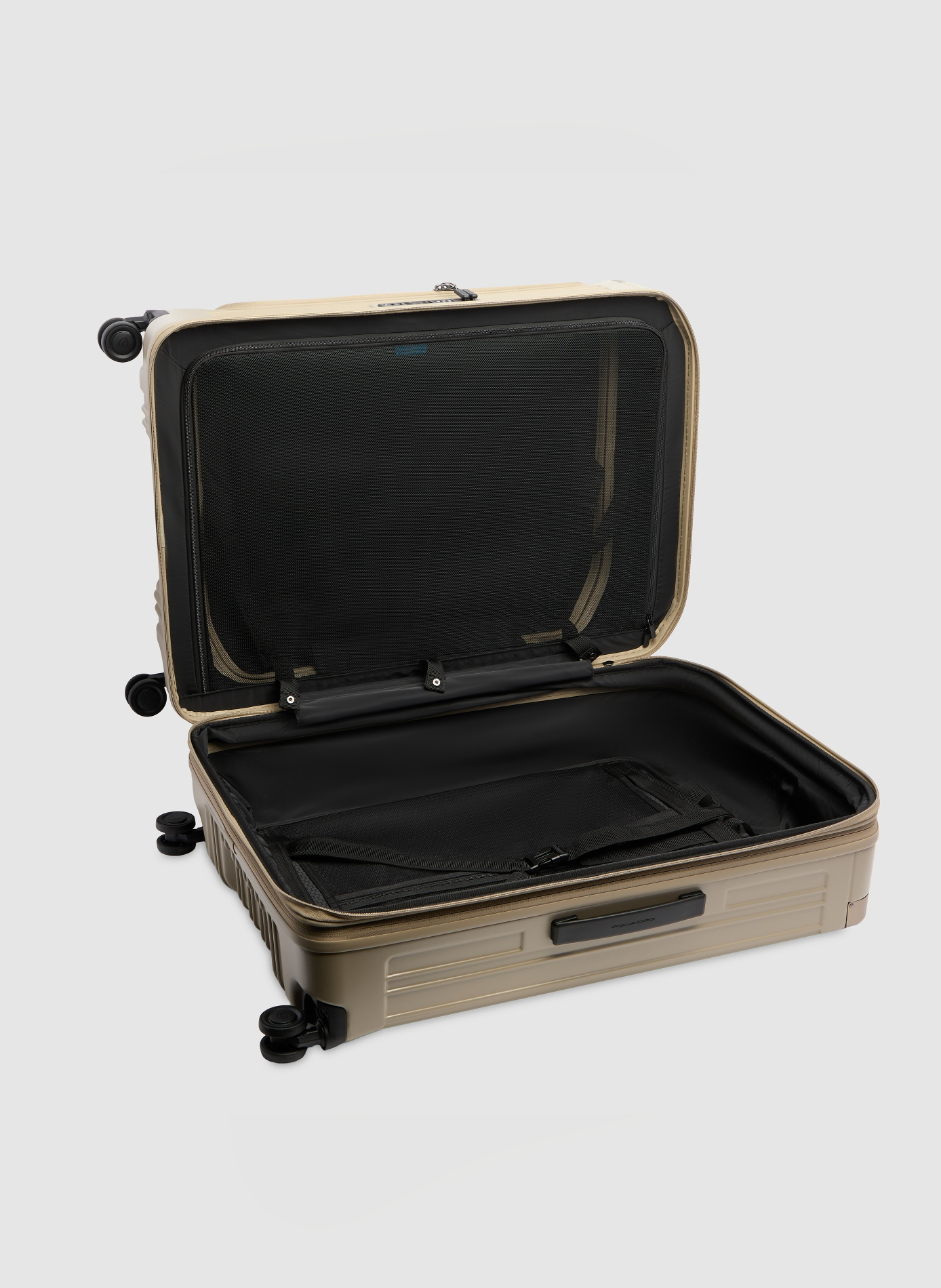 Grande valise à 4 roues extensible PIQUADRO Beige