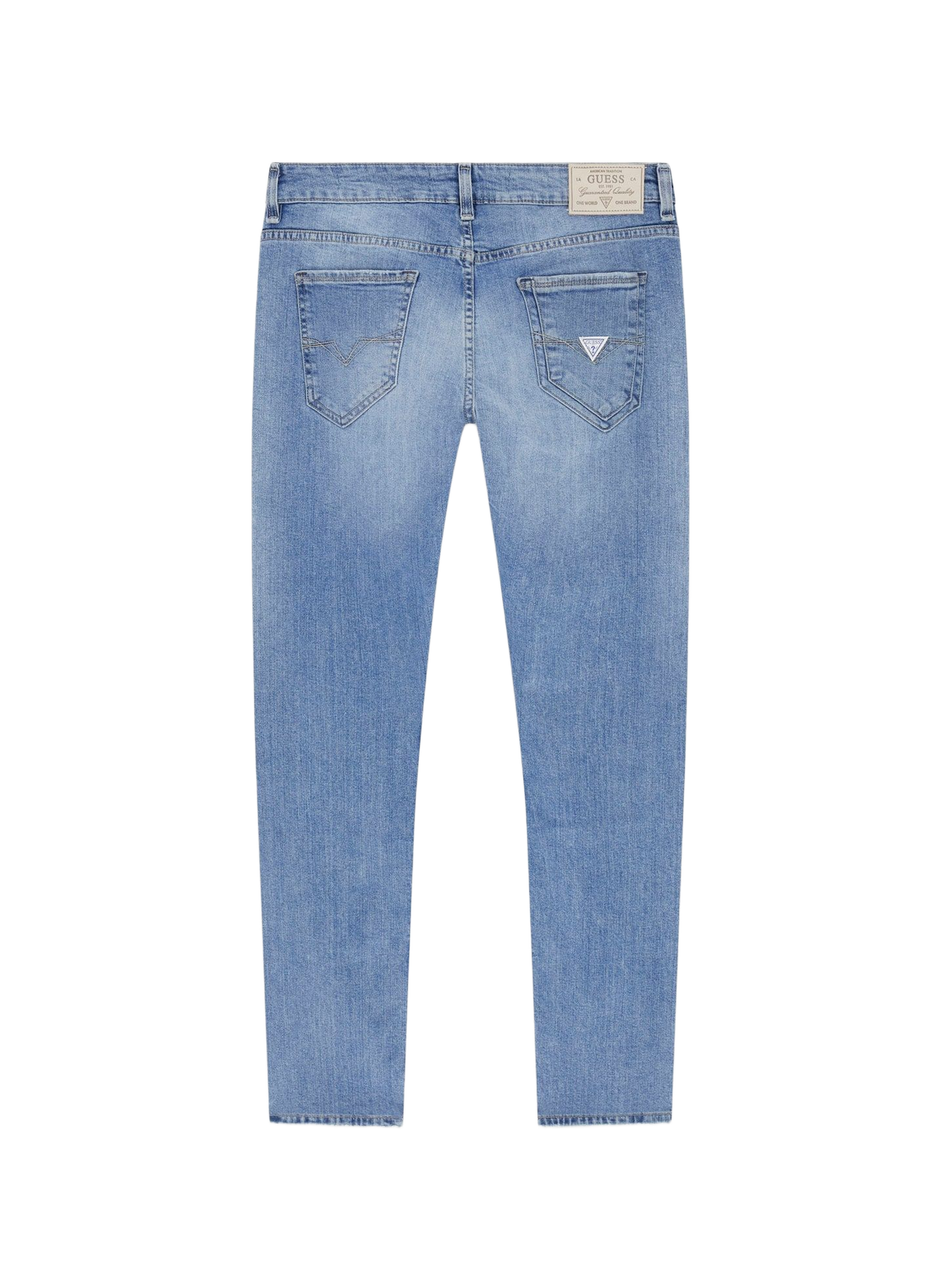 Skinny-Jeans Miami aus Baumwollmischung GUESS Blau