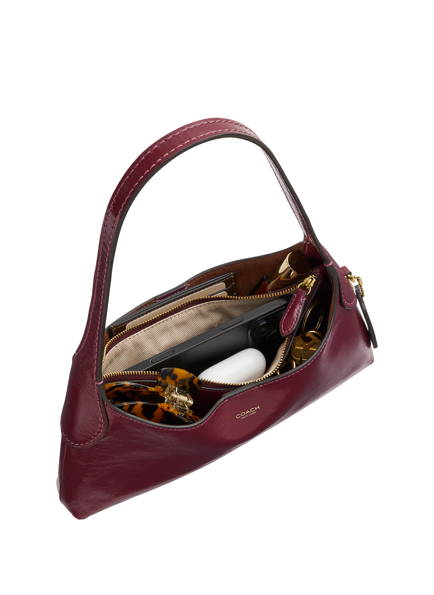 Brooklyn 26 leather handbag COACH Red