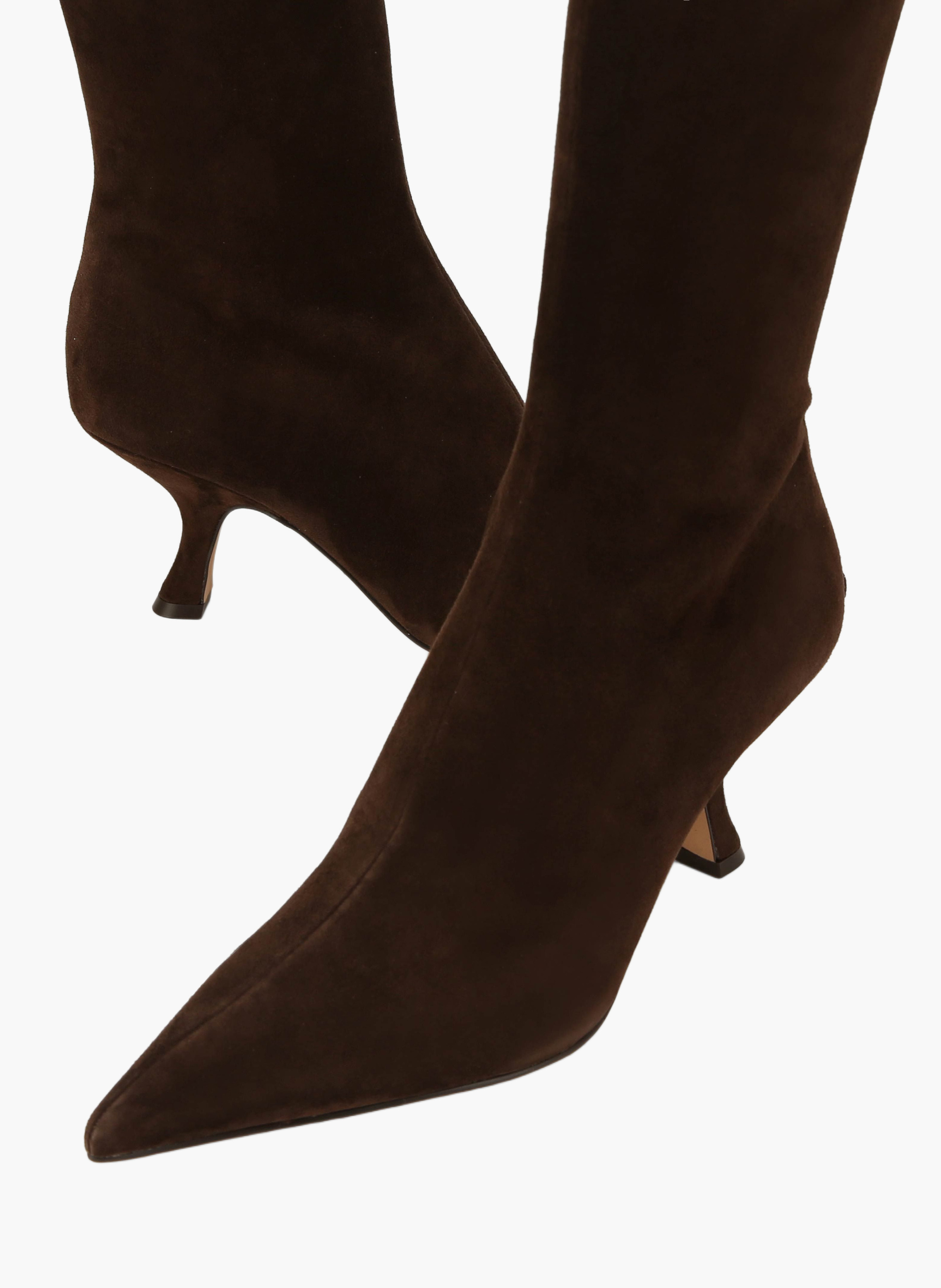 Bottines hue en daim NAKED WOLFE Marron