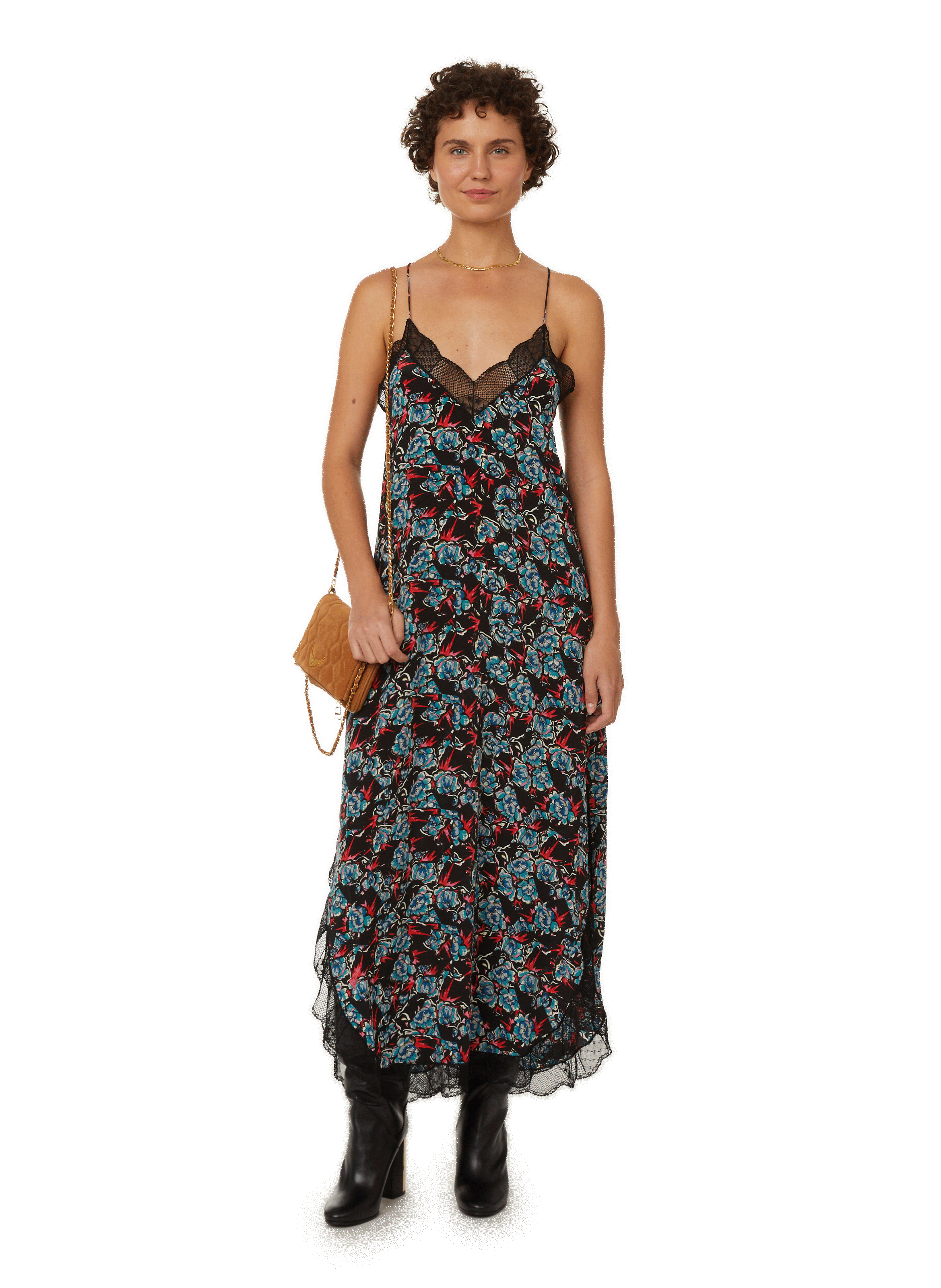 Robe imprim� en soie ZADIG&VOLTAIRE