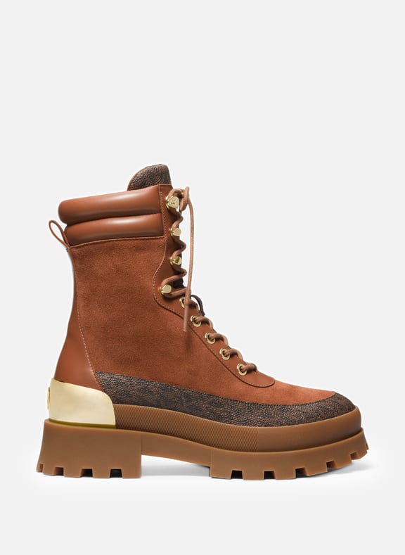 Leather lace-up boots Brown by MICHAEL KORS MICHAEL KORS Leather lace-up boots Brown