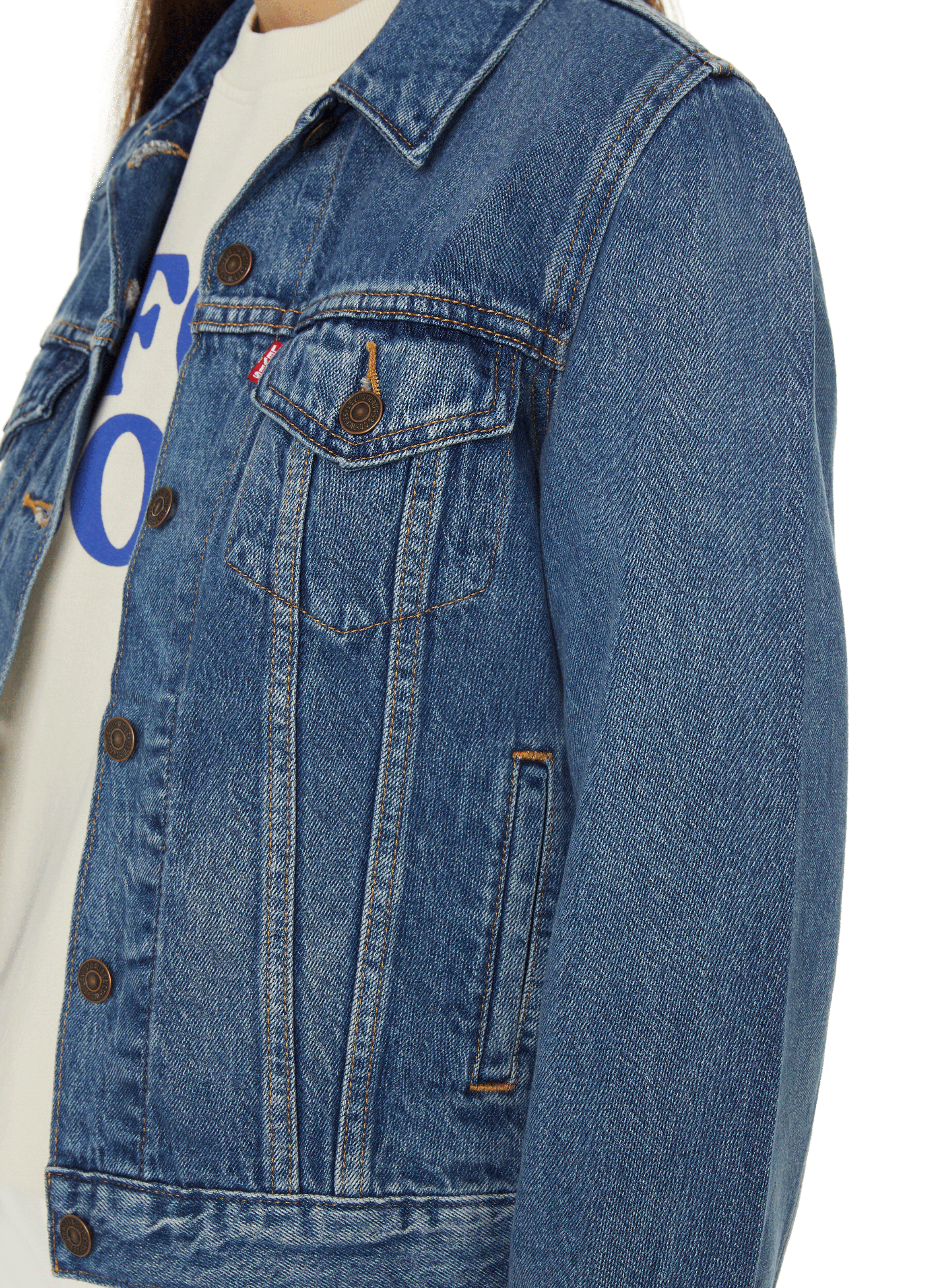 Veste en jean LEVI'S Bleu