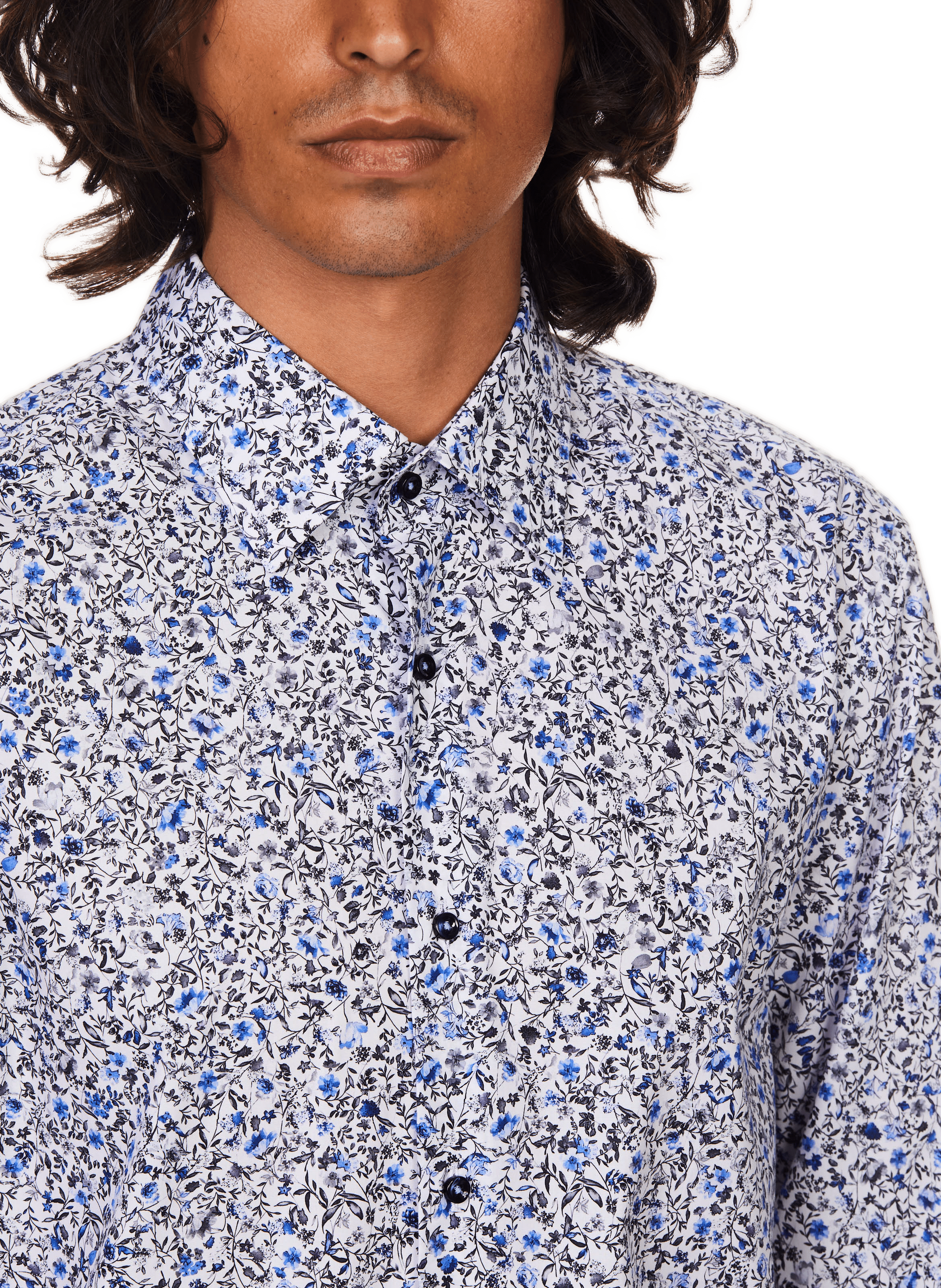 Chemise motif fleuri BOSS Multicolore