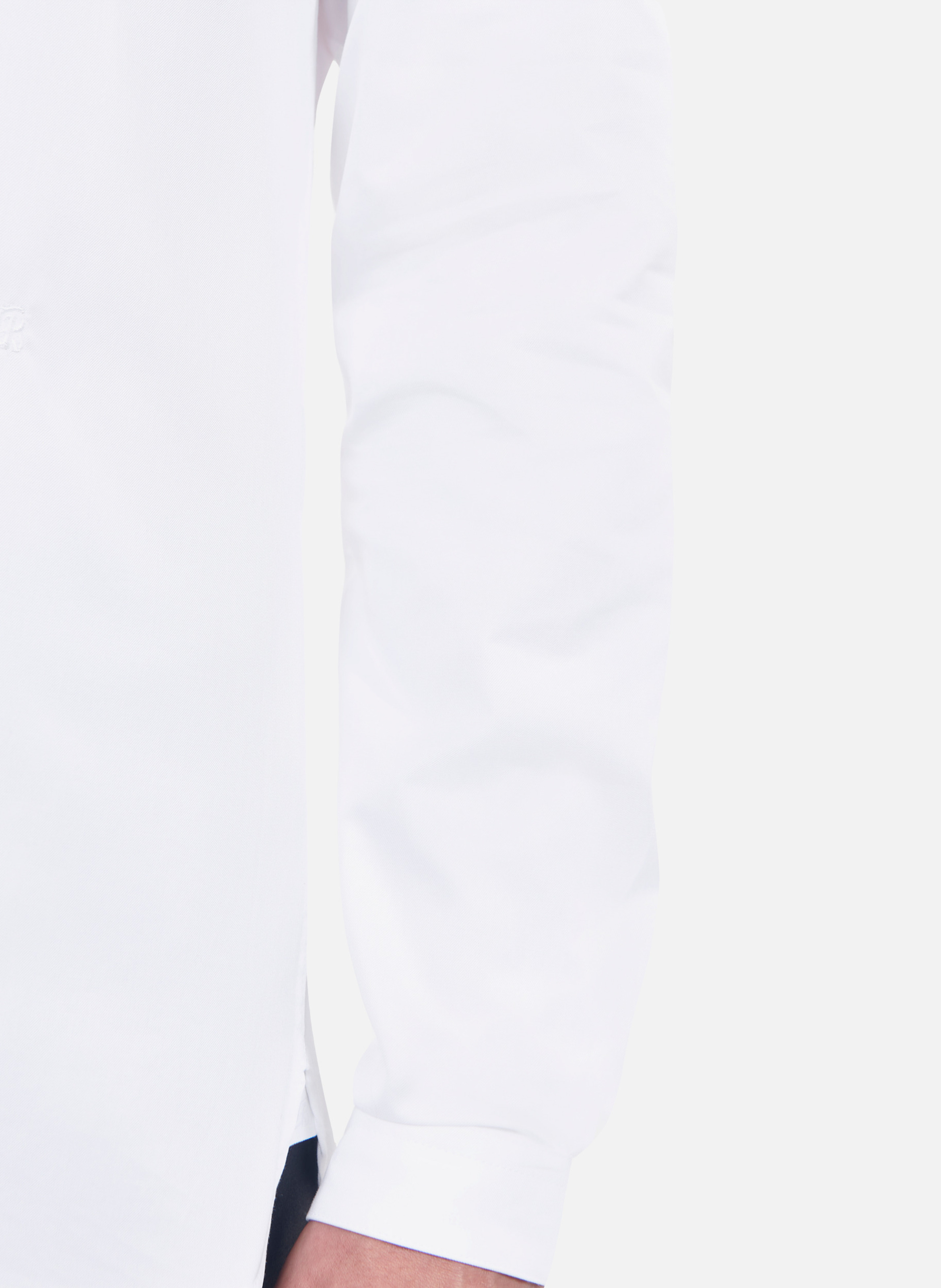 Chemise en coton col officier THE KOOPLES Blanc