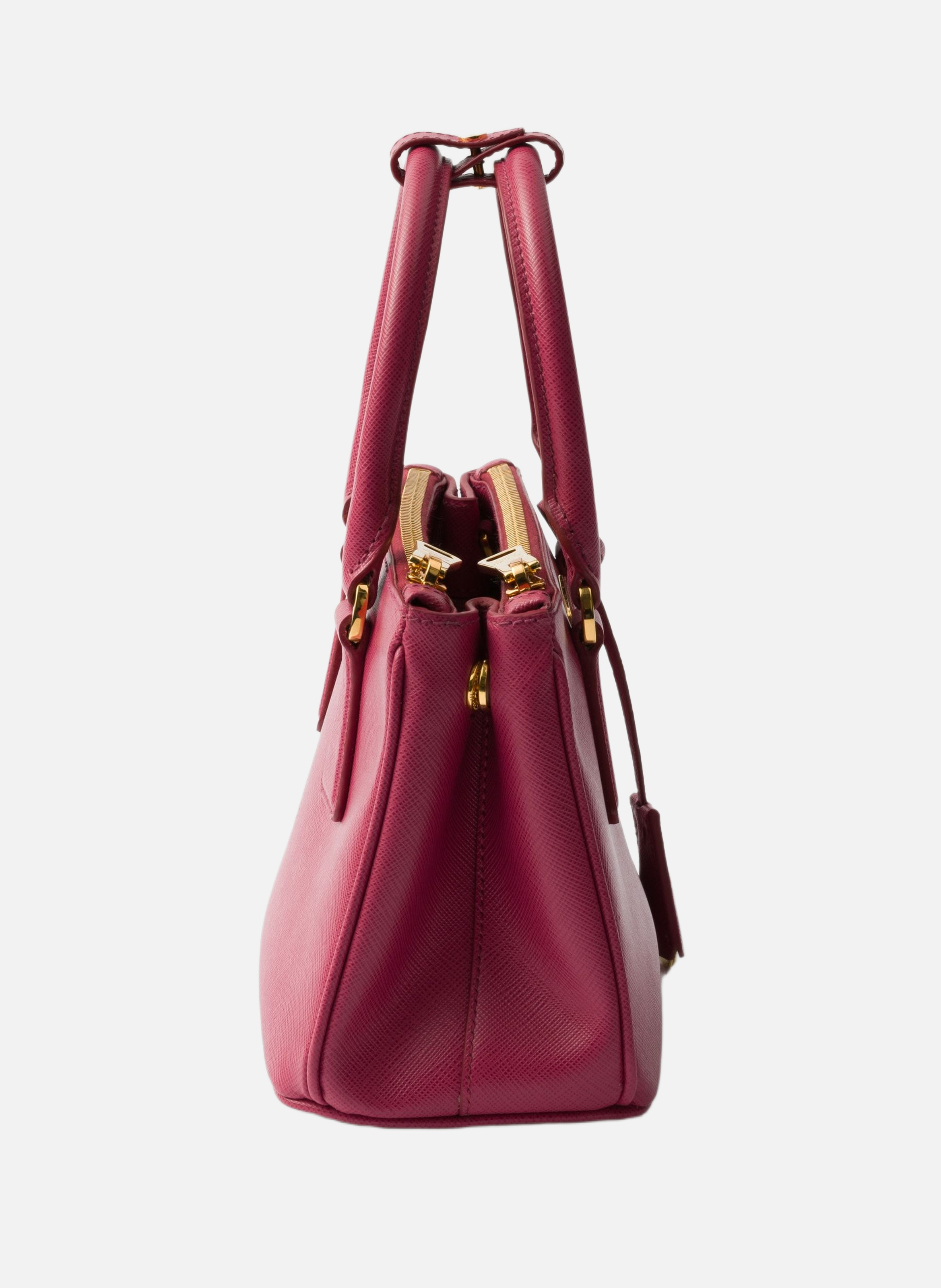 Mini sac prada galleria en cuir saffiano PRADA Rose