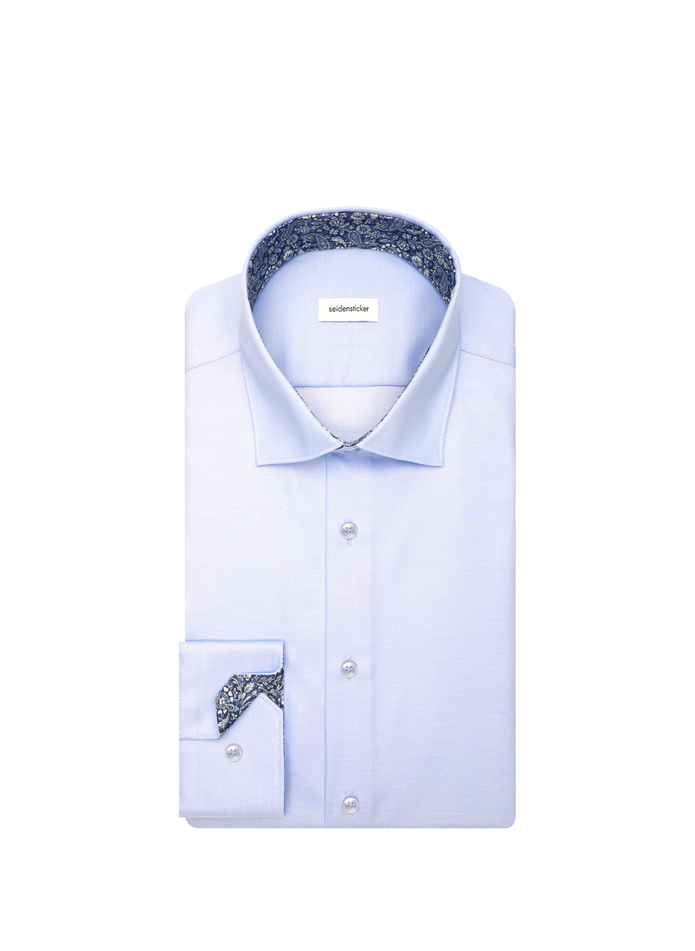 Chemise en coton SEIDENSTICKER Bleu