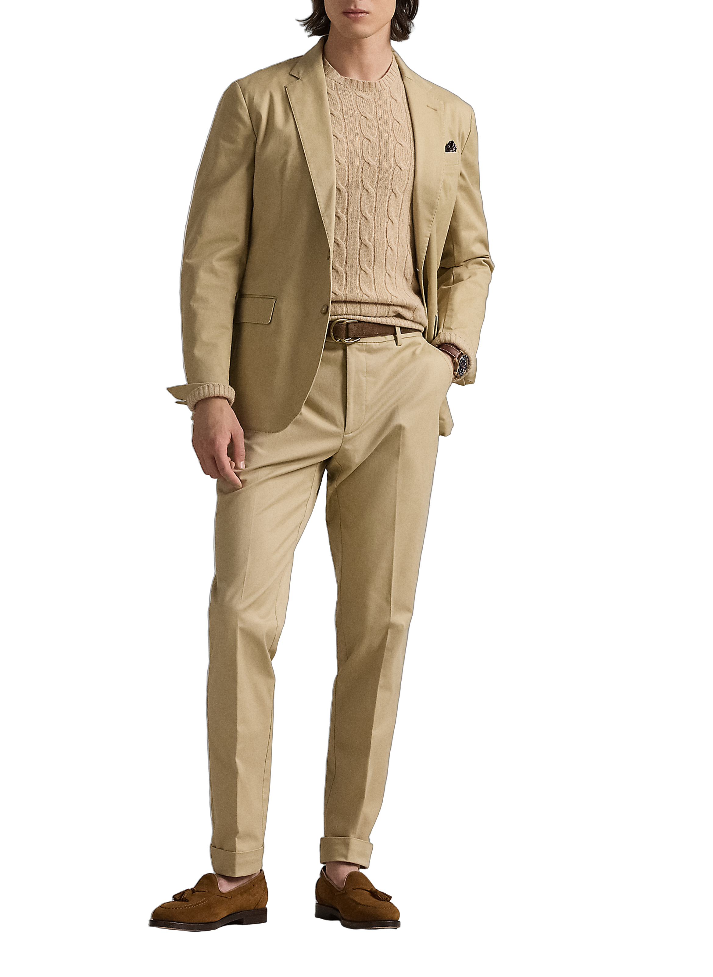 Blazer en coton  POLO RALPH LAUREN Kaki