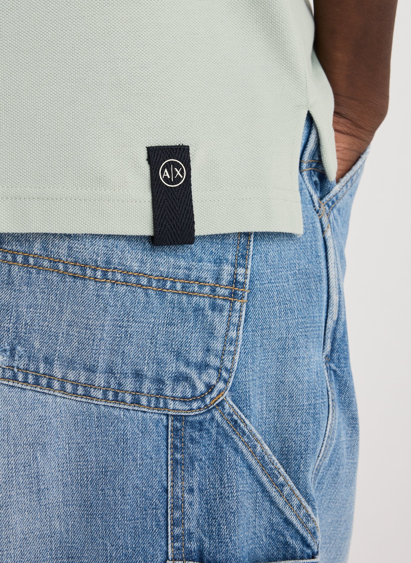  Cotton polo shirt  ARMANI EXCHANGE Grey