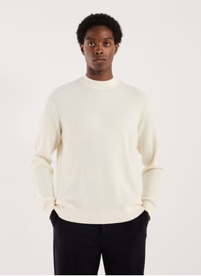 Oversized sweater in a blend of virgin wool and cashmere EMPORIO ARMANI Oversized sweater in a blend of virgin wool and cashmere EMPORIO ARMANI