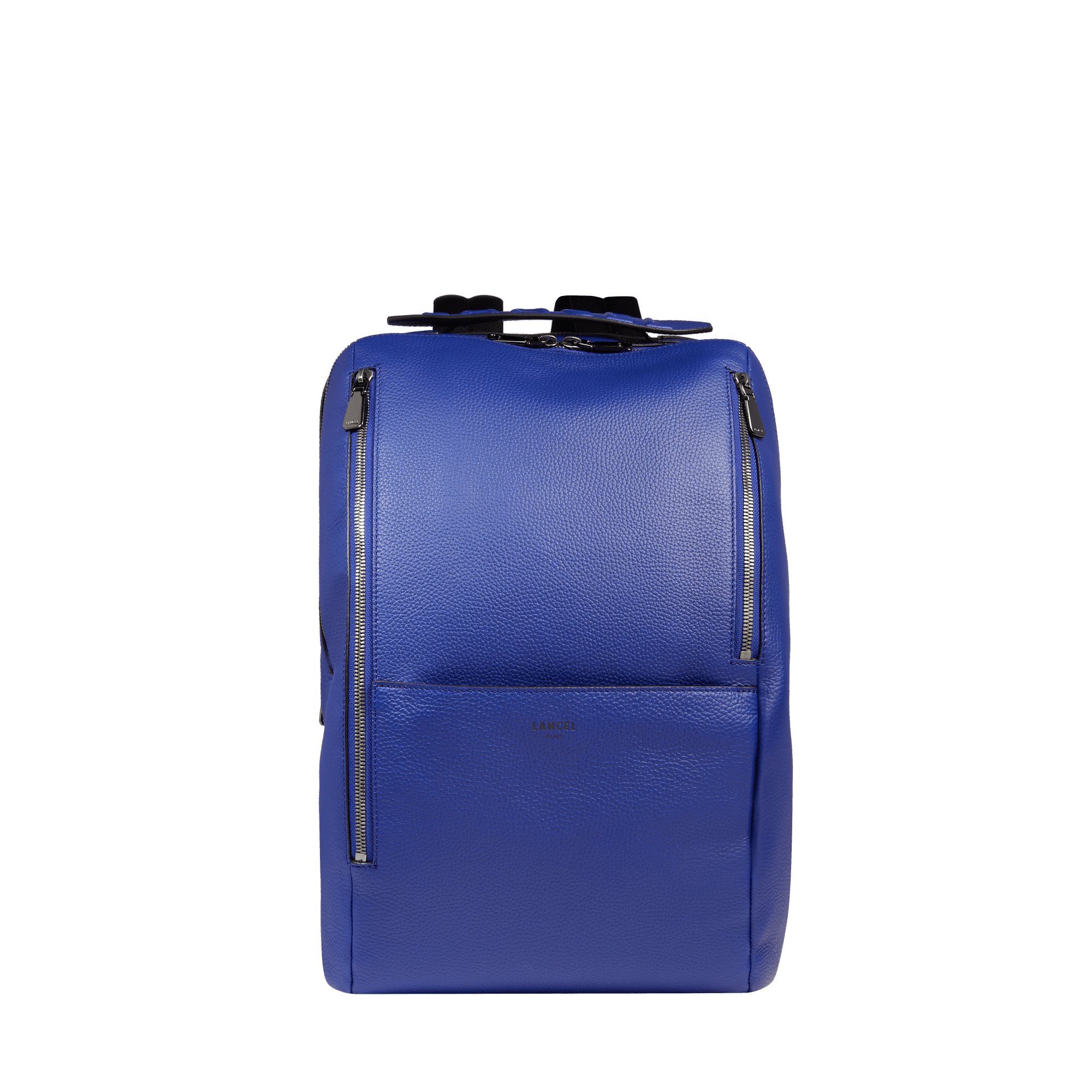 Sac à dos zippé 15'6 origami de lancel en cuir LANCEL Bleu
