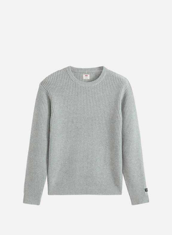 Pull ras de coup Presidio en laine mélangée Gris by LEVI'S LEVI'S Pull ras de coup Presidio en laine mélangée Gris