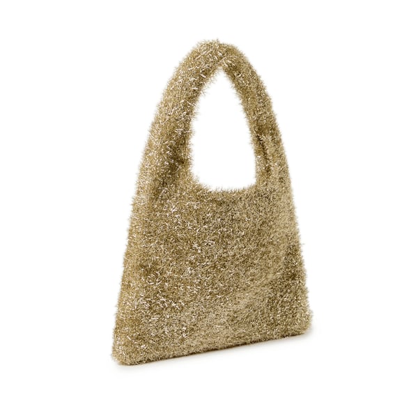 Sac à main en maille métalisé