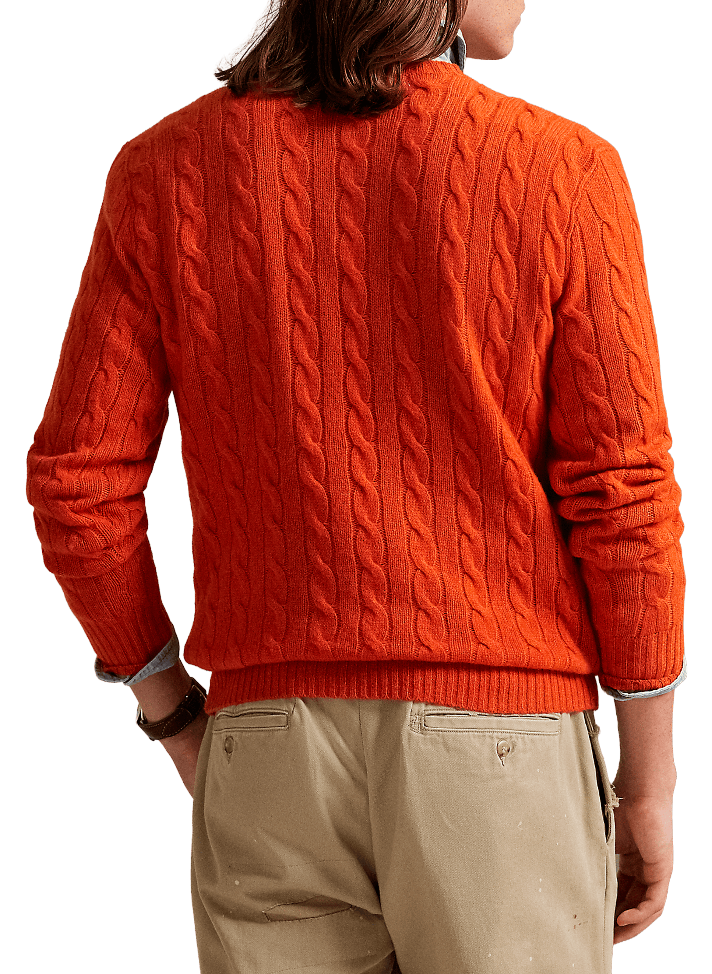 Wool and cashmere Jumper Orange