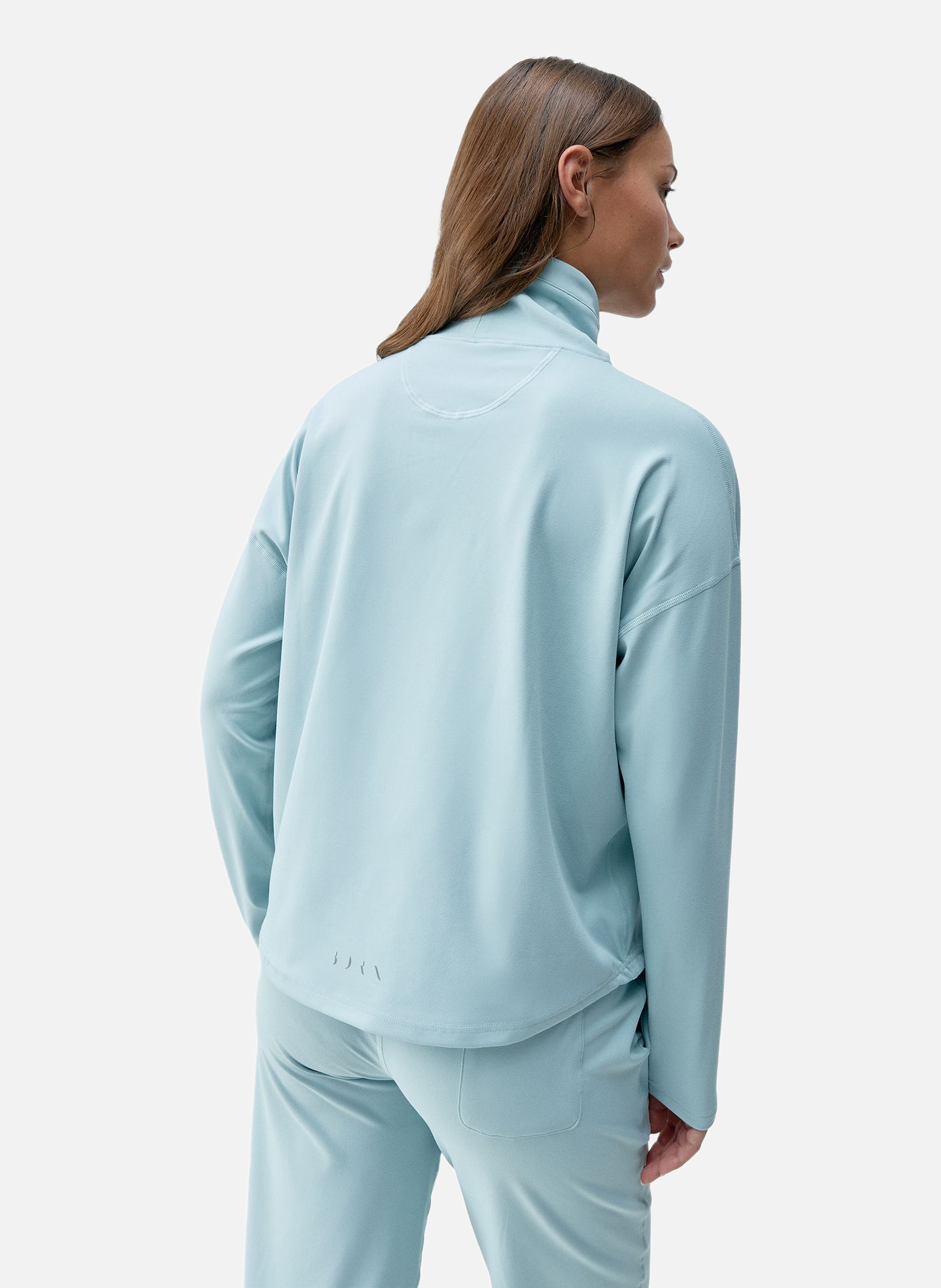 Sweat de sport sans capuche performance camille BORN LIVING YOGA Bleu