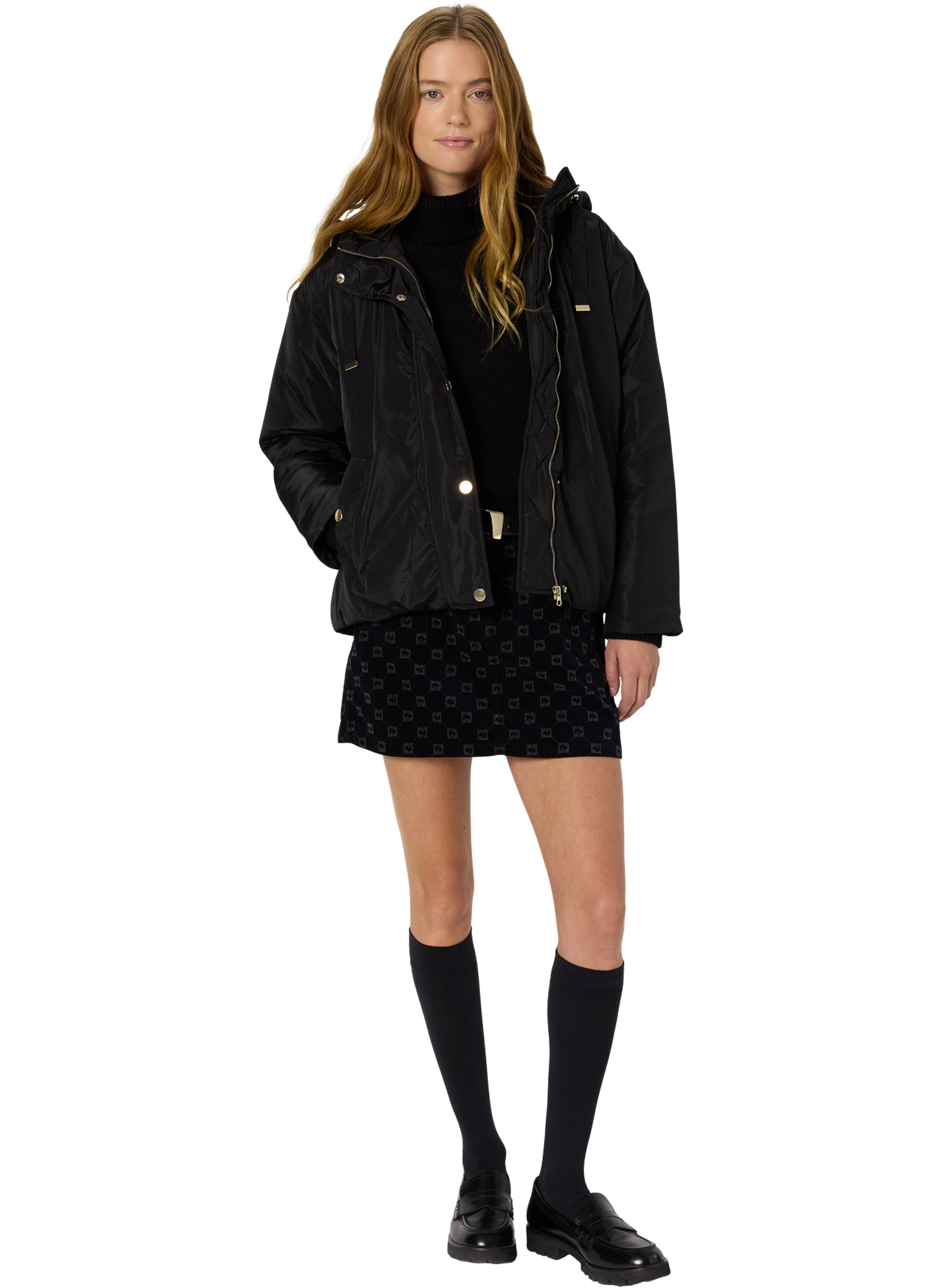 Parka courte à capuche - marissa GERARD DAREL Noir