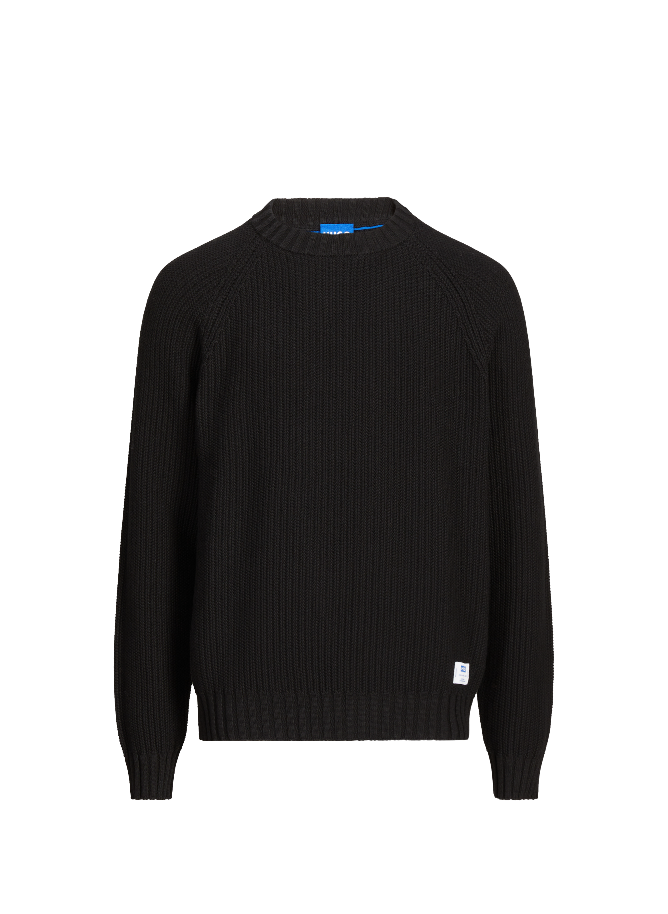 HUGO BLUE Cotton jumper Black