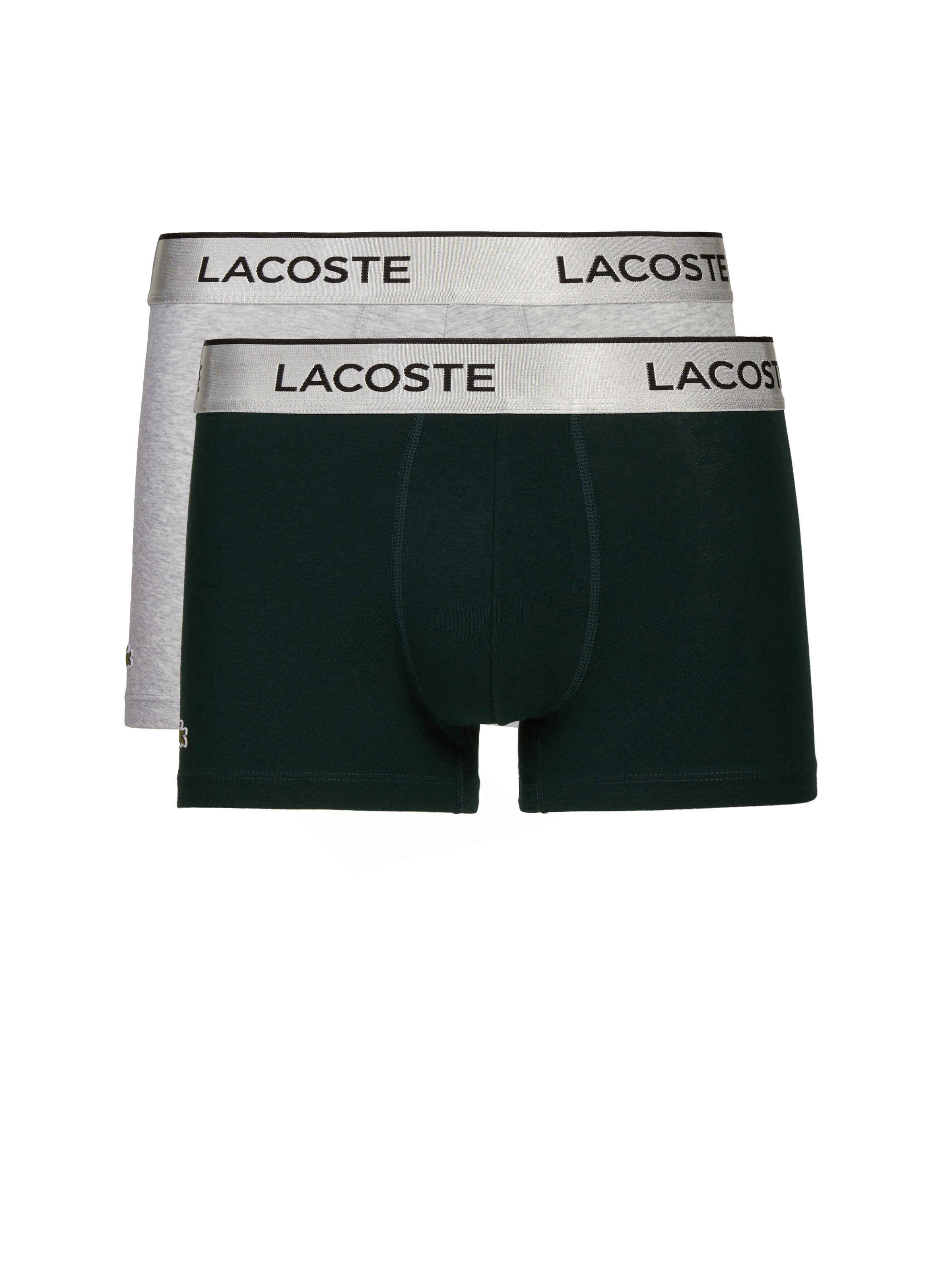 LACOSTE Lot de 3 boxers en coton mélangé Multicolore