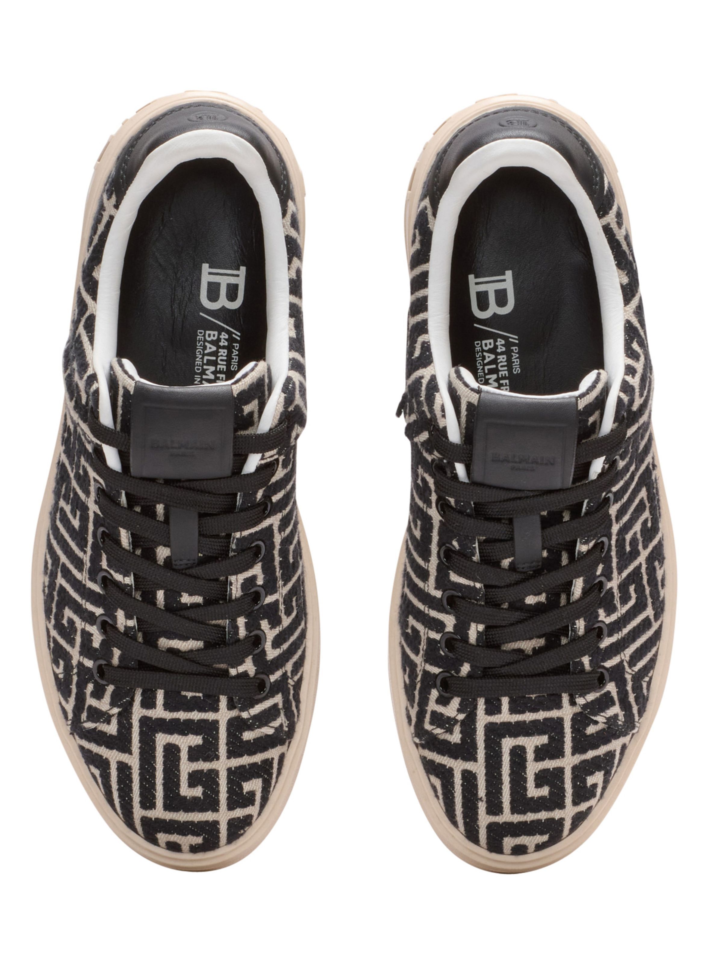 Baskets b-court en jacquard monogramme BALMAIN Noir