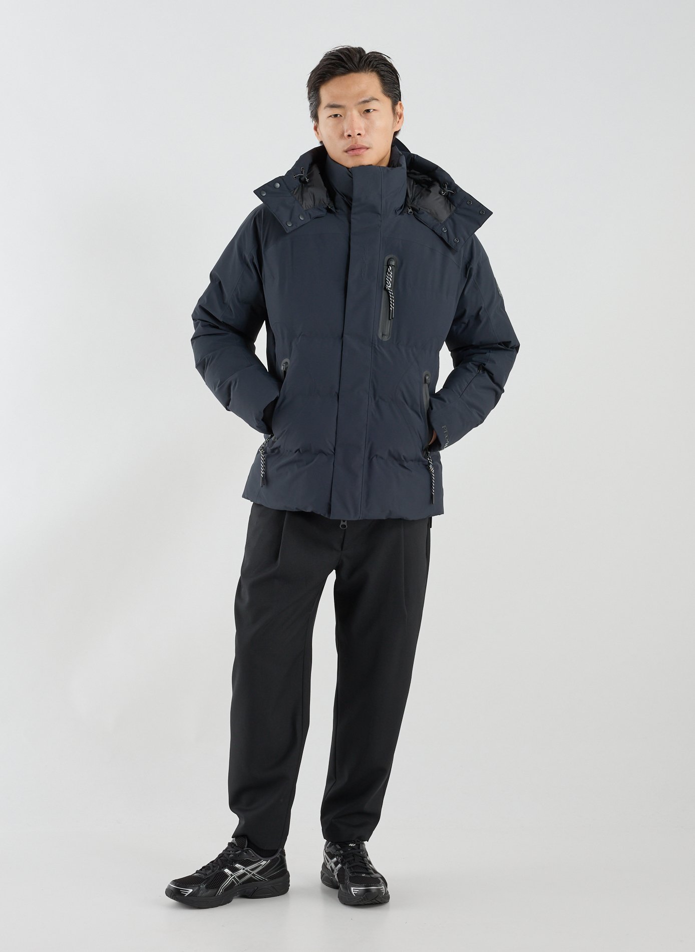 Doudoune courte matelassée à capuche SAVE THE DUCK Bleu