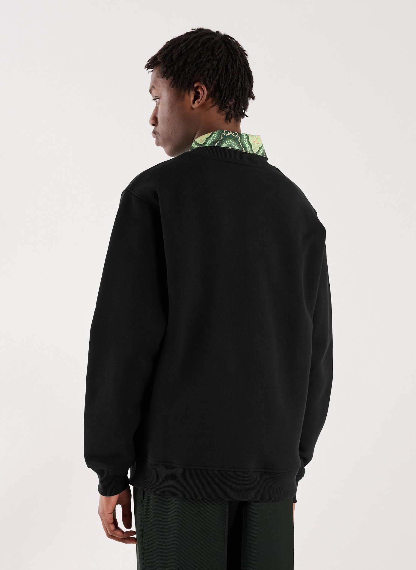 Le sweatshirt Ice Skating DROLE DE MONSIEUR Noir