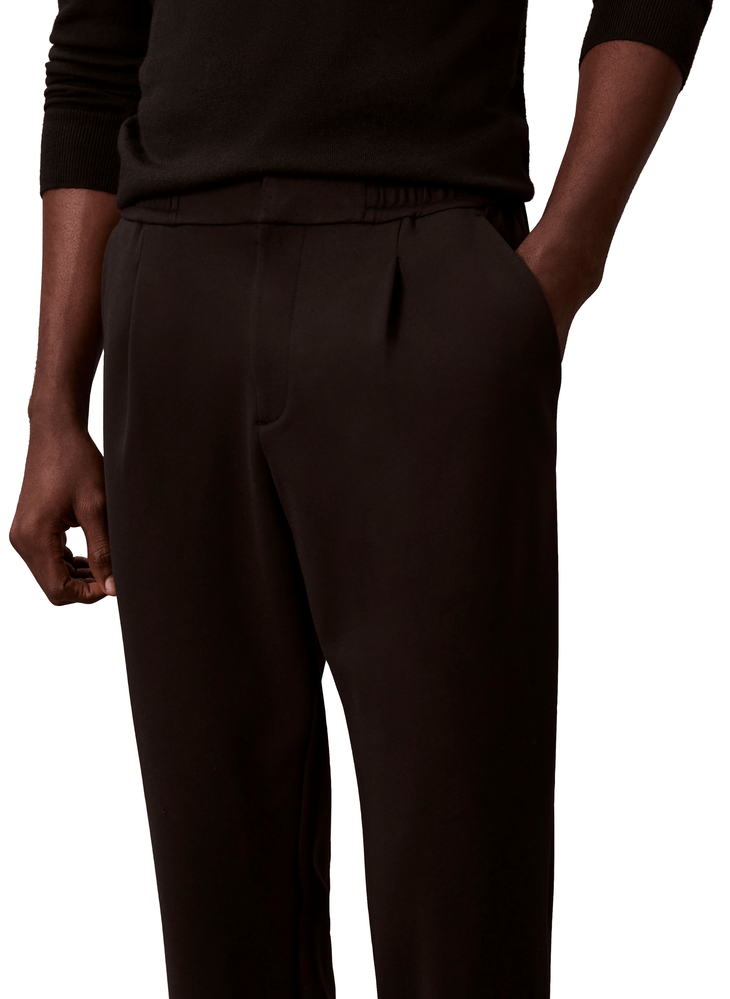 Pantalon cropped fuselé CALVIN KLEIN Noir