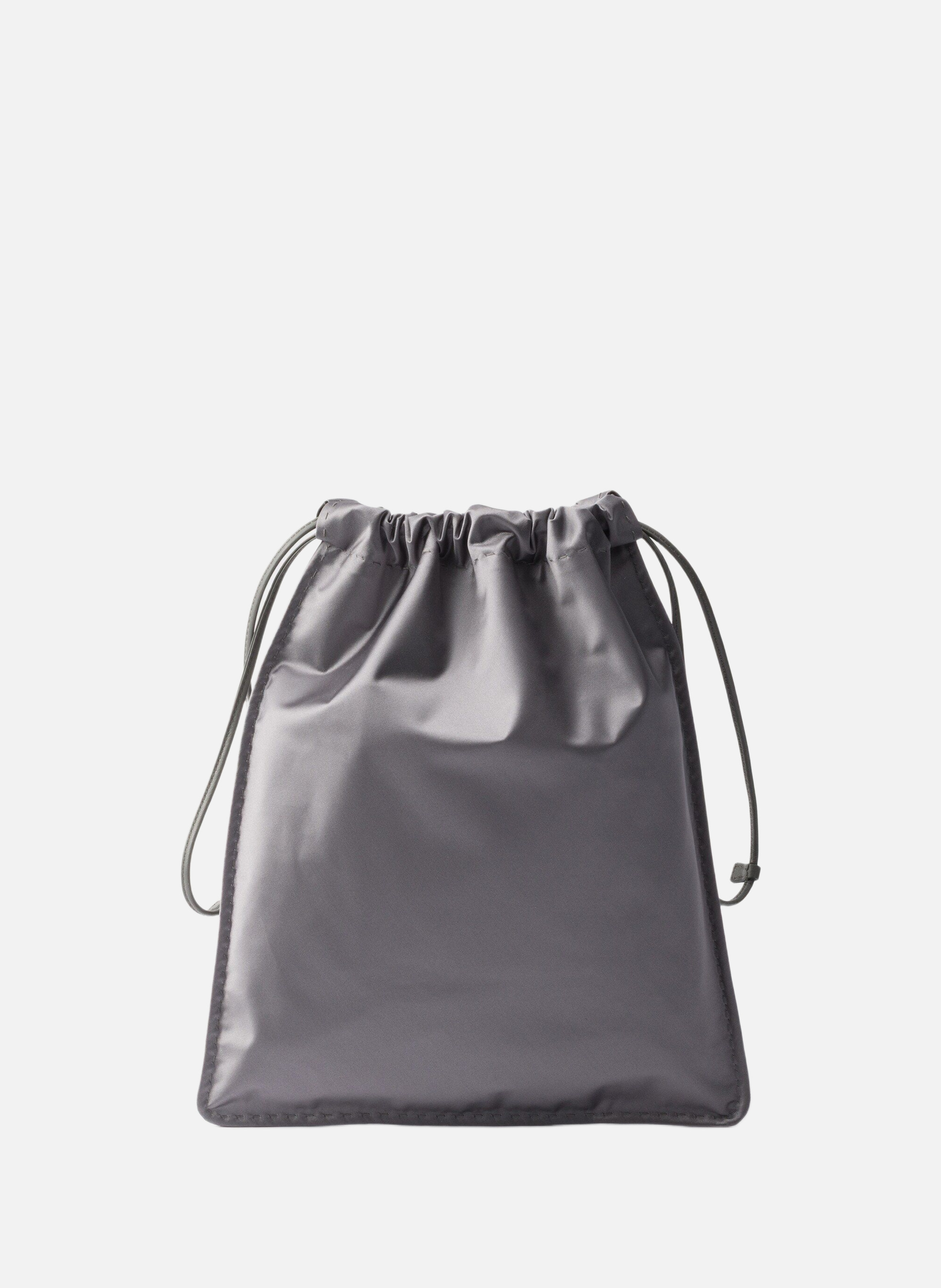 Pochette prada wish en duchesse de soie PRADA Gris