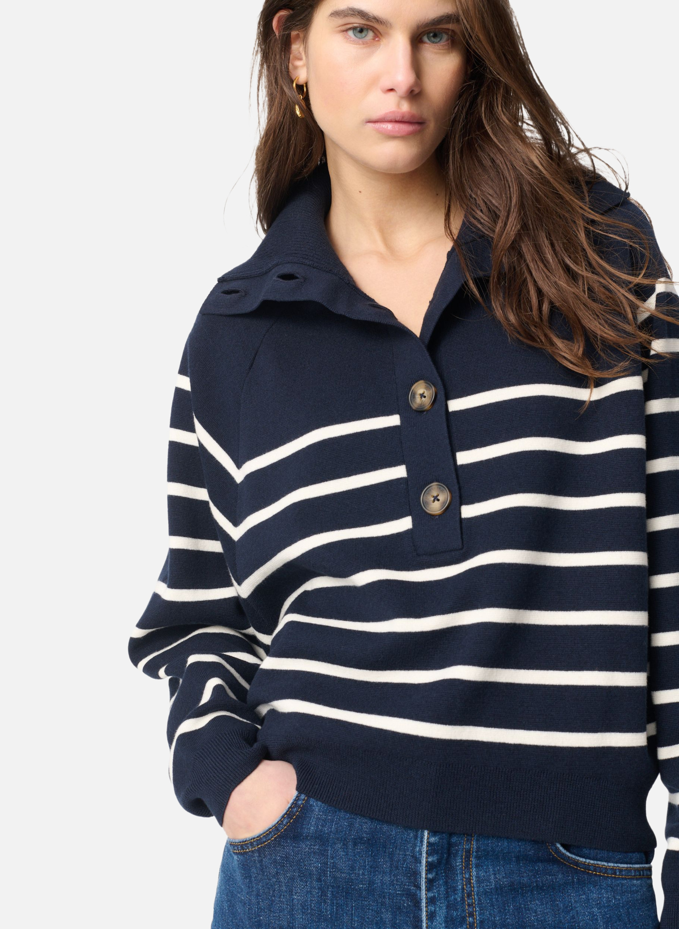 Pull gibson VANESSA BRUNO Bleu