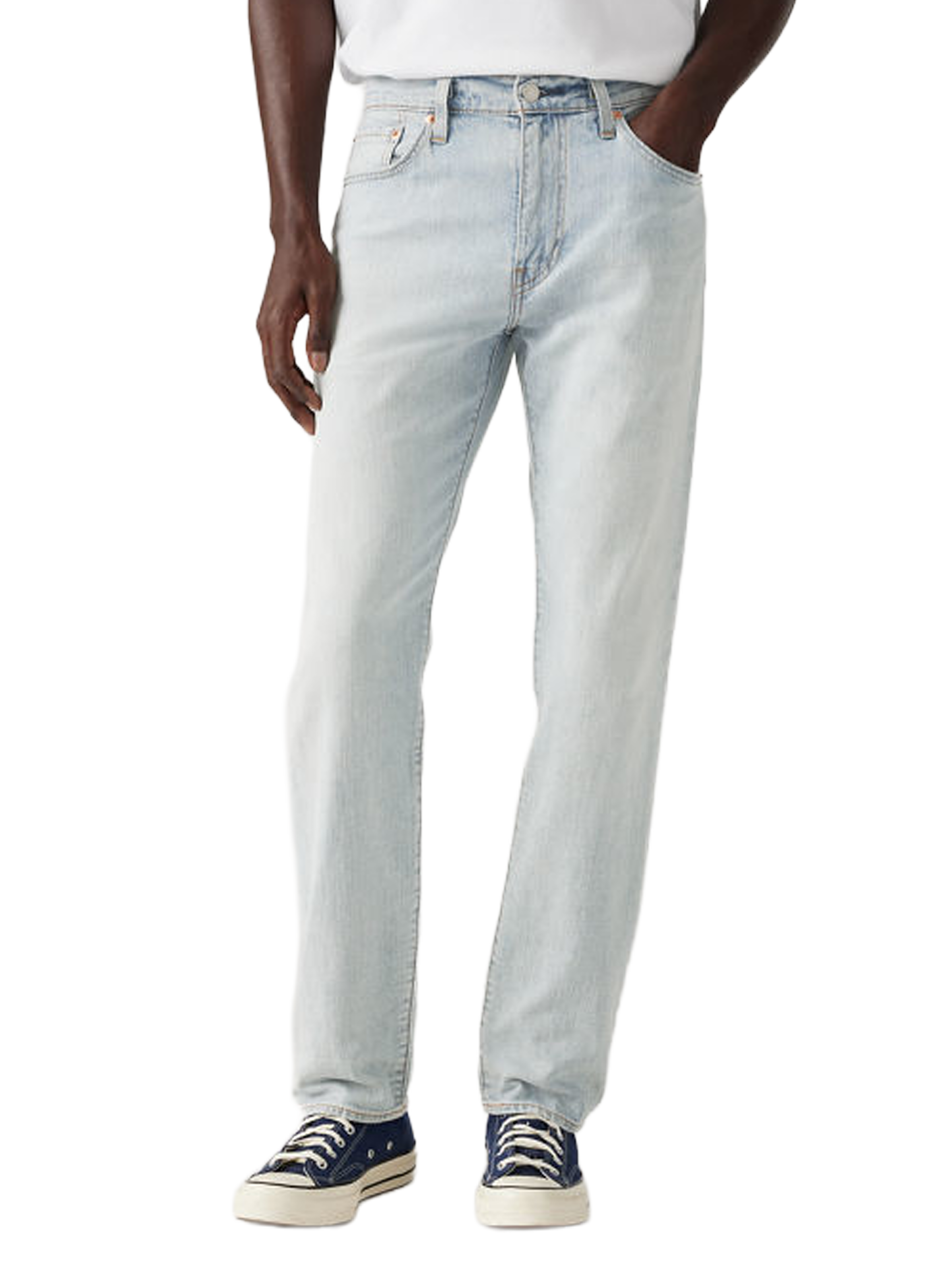 502 Taper Cotton and Linen Blend Jeans LEVI'S Blue