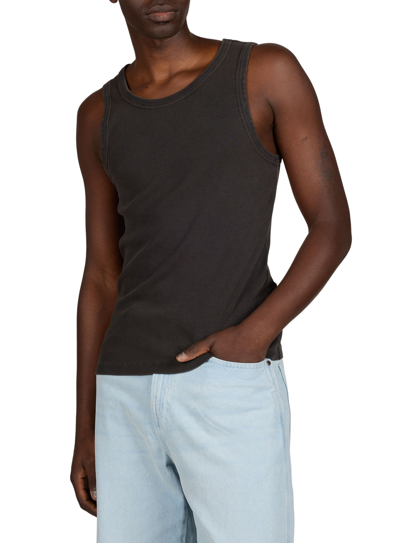 Cotton Tank Top ENTIRE STUDIOS Black