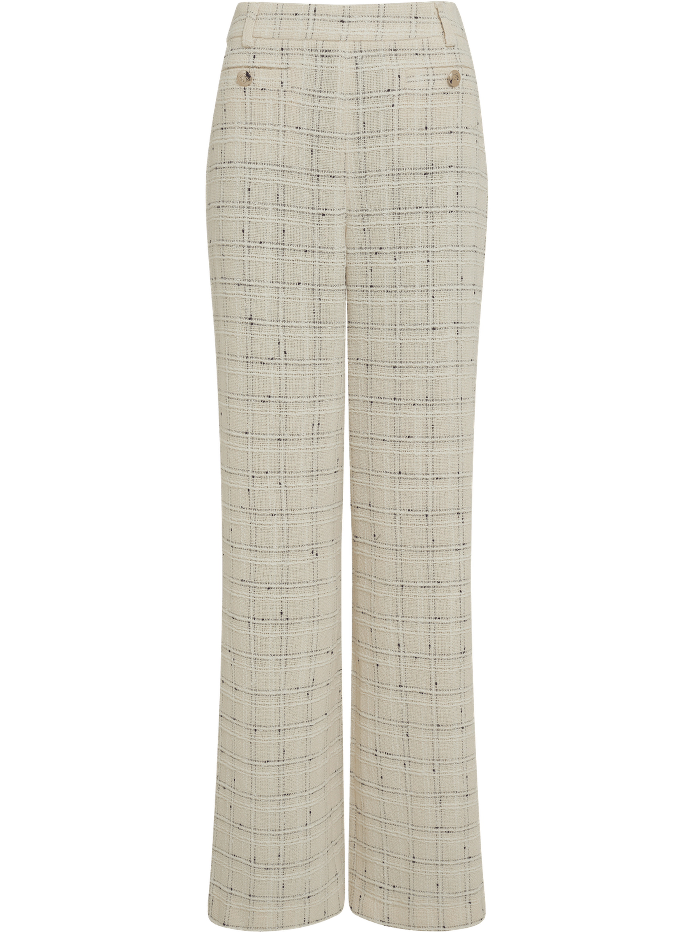 Pantalon large en tweed - ariela GERARD DAREL Beige