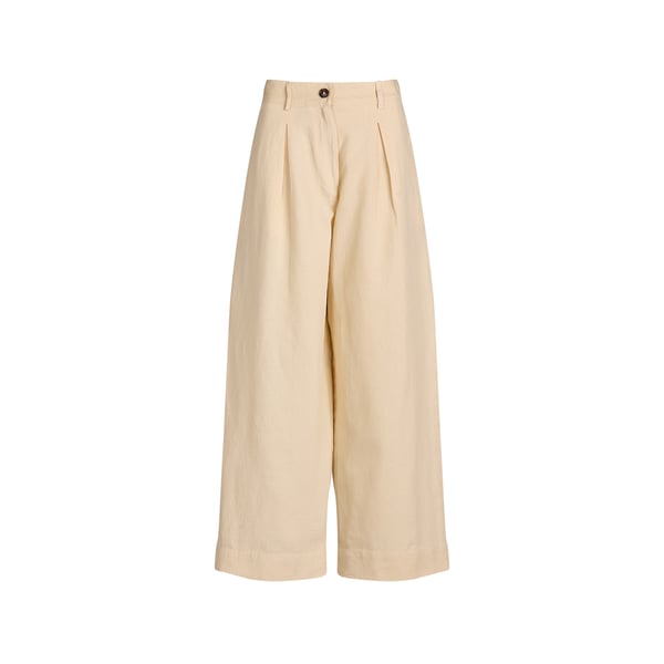 Pantalon ample Federica en lin et coton Pantalon ample Federica en lin et coton