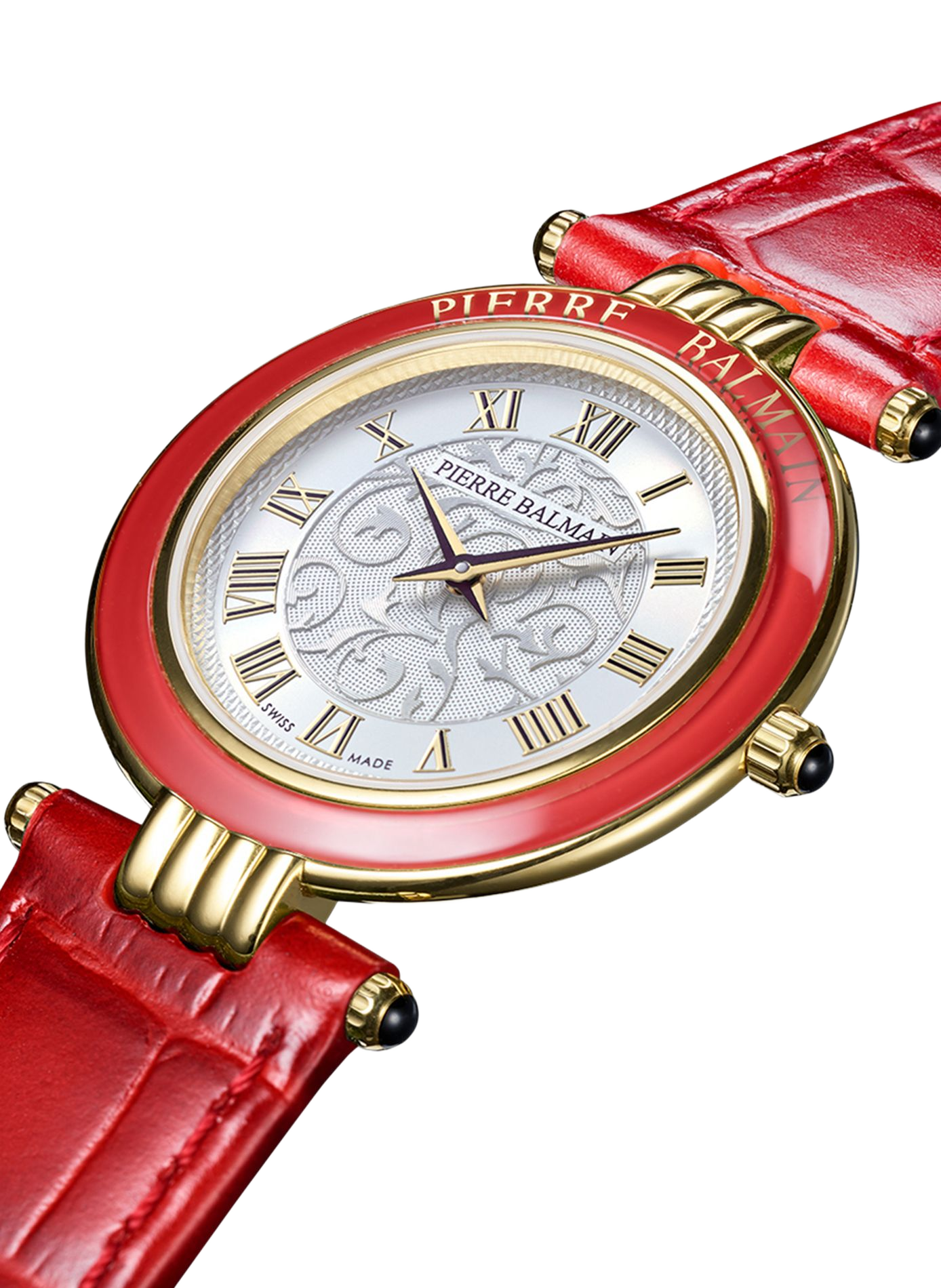 Montre quartz Haute Elegance en cuir de vachette BALMAIN WATCHES Doré