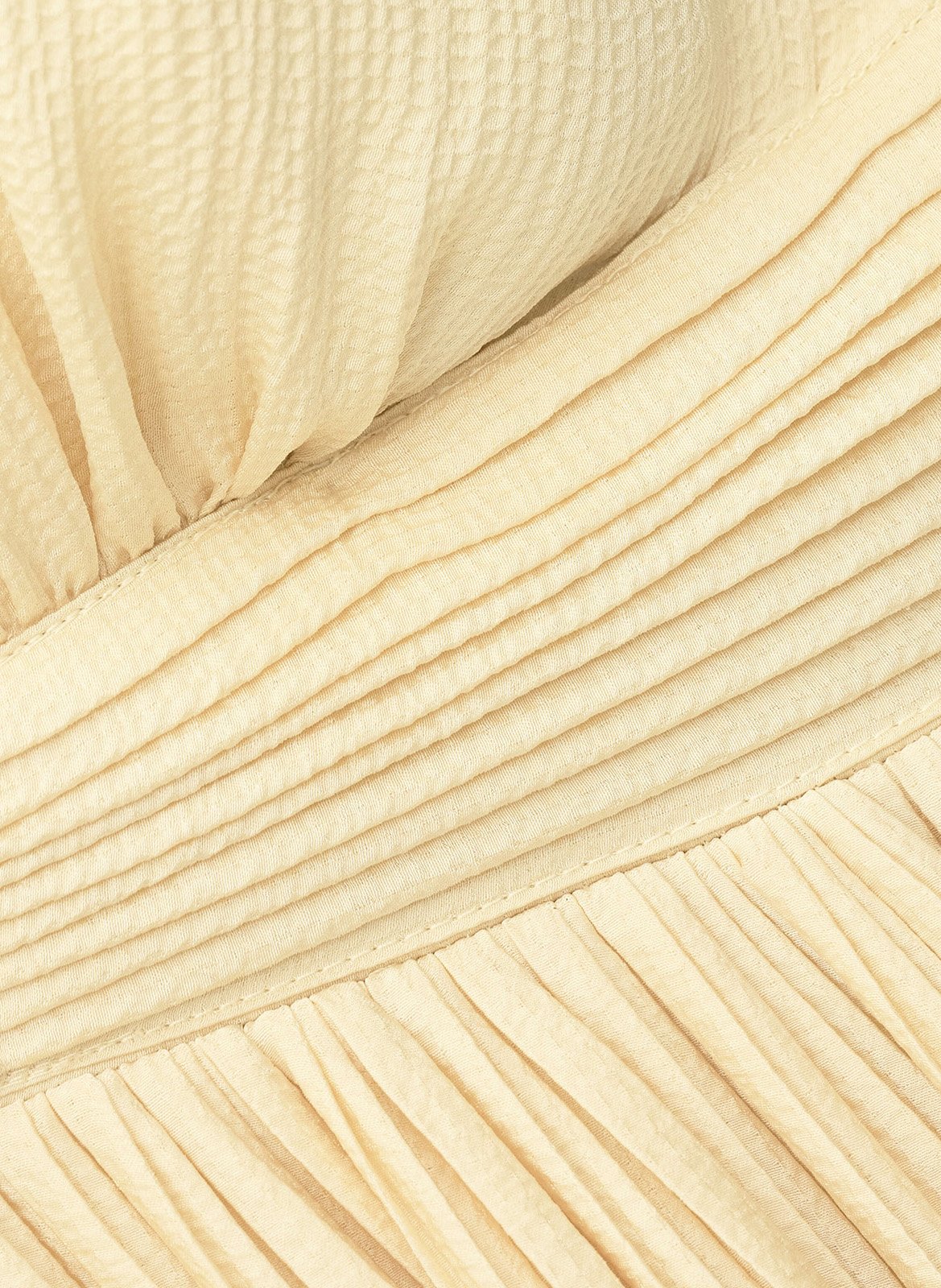 Robe longue plissée wasta BA&SH Beige