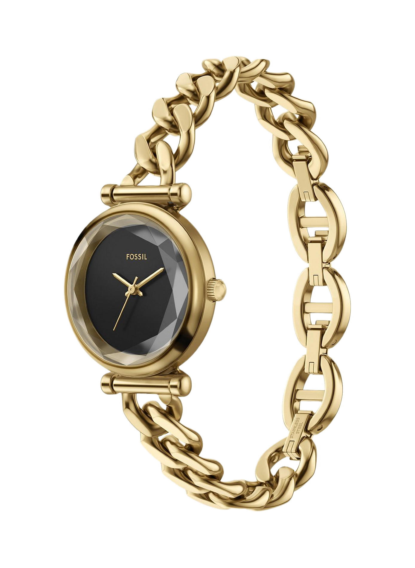 Montre Carlien en acier inoxydable FOSSIL Noir