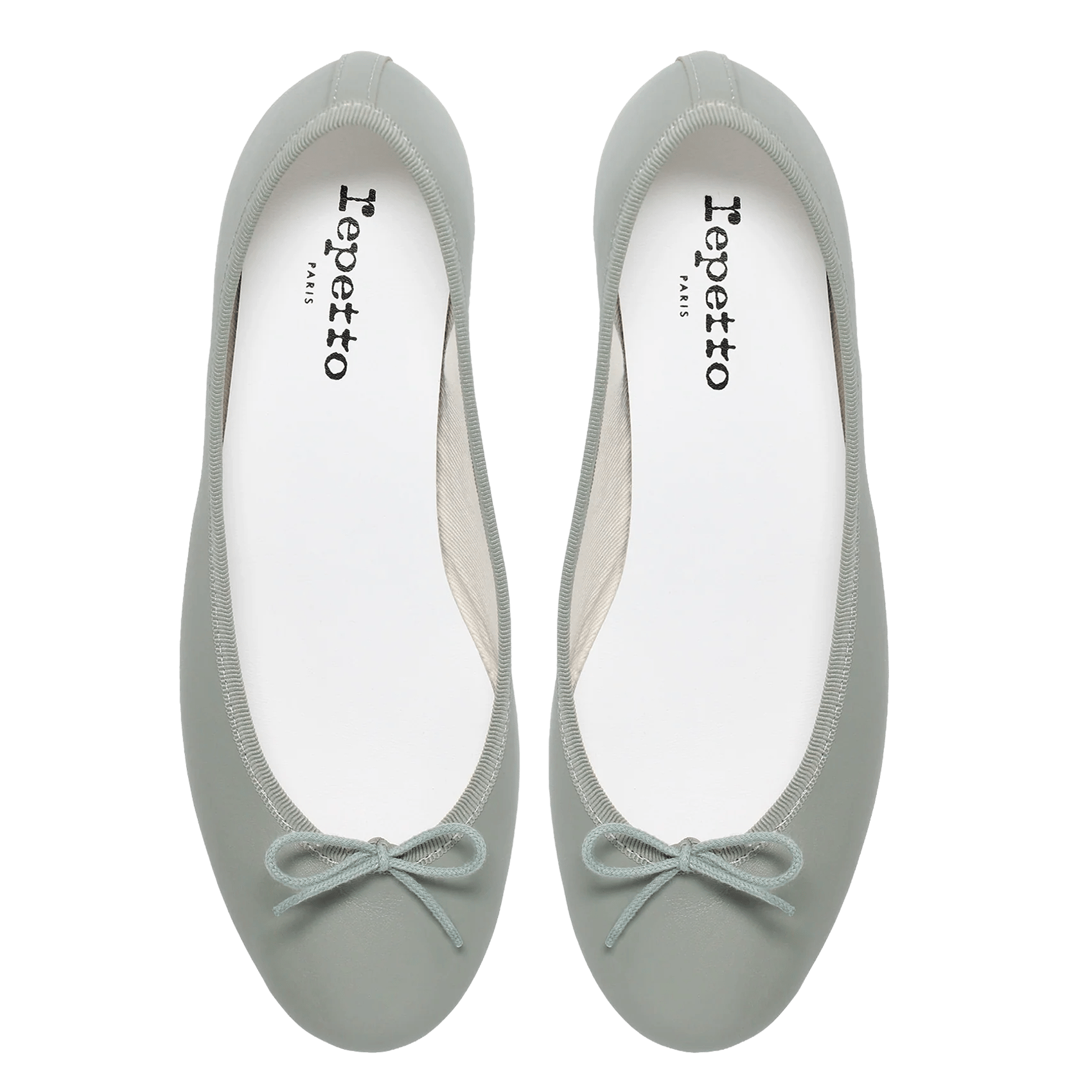 Ballerines en cuir camille REPETTO Vert